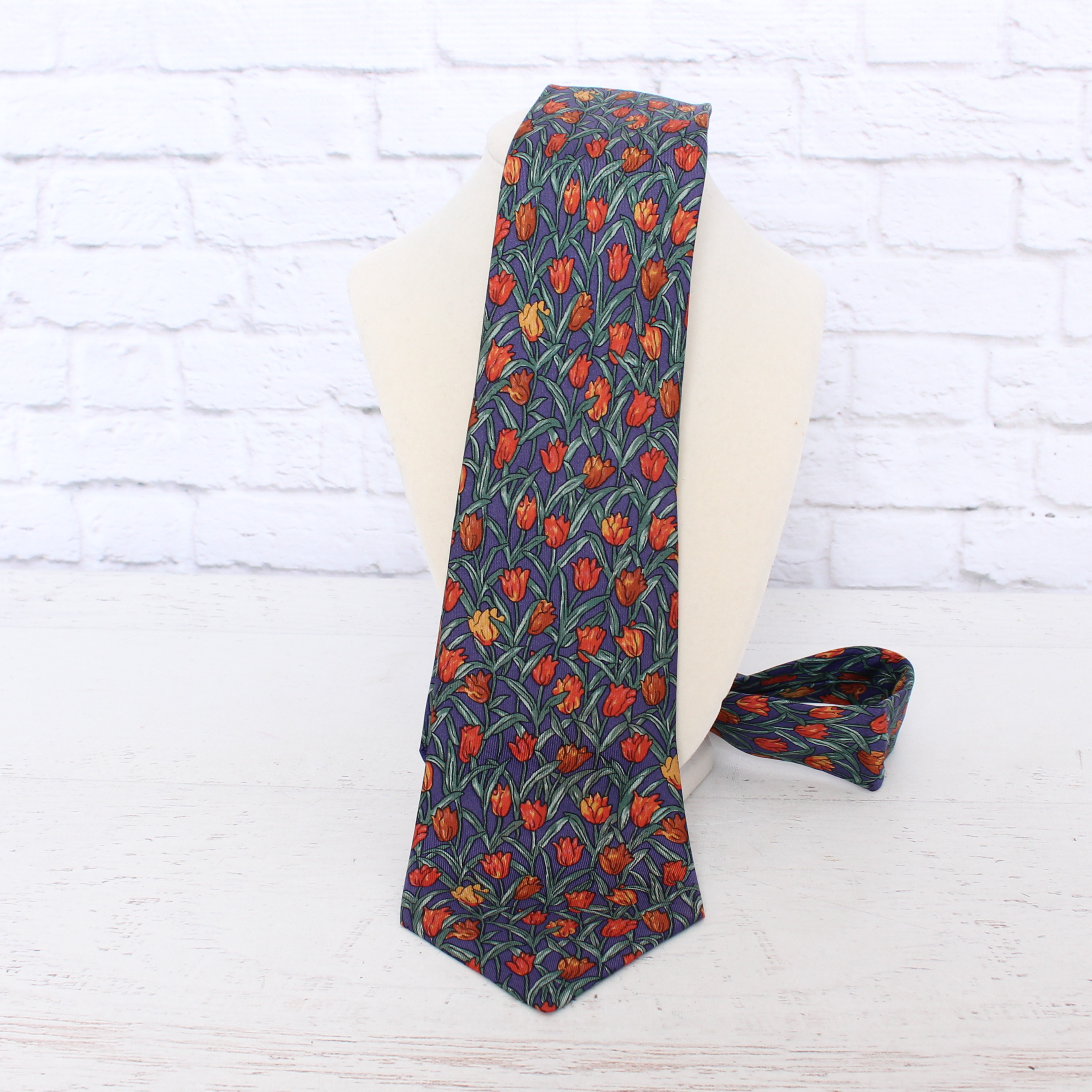 Hermes Floral Silk