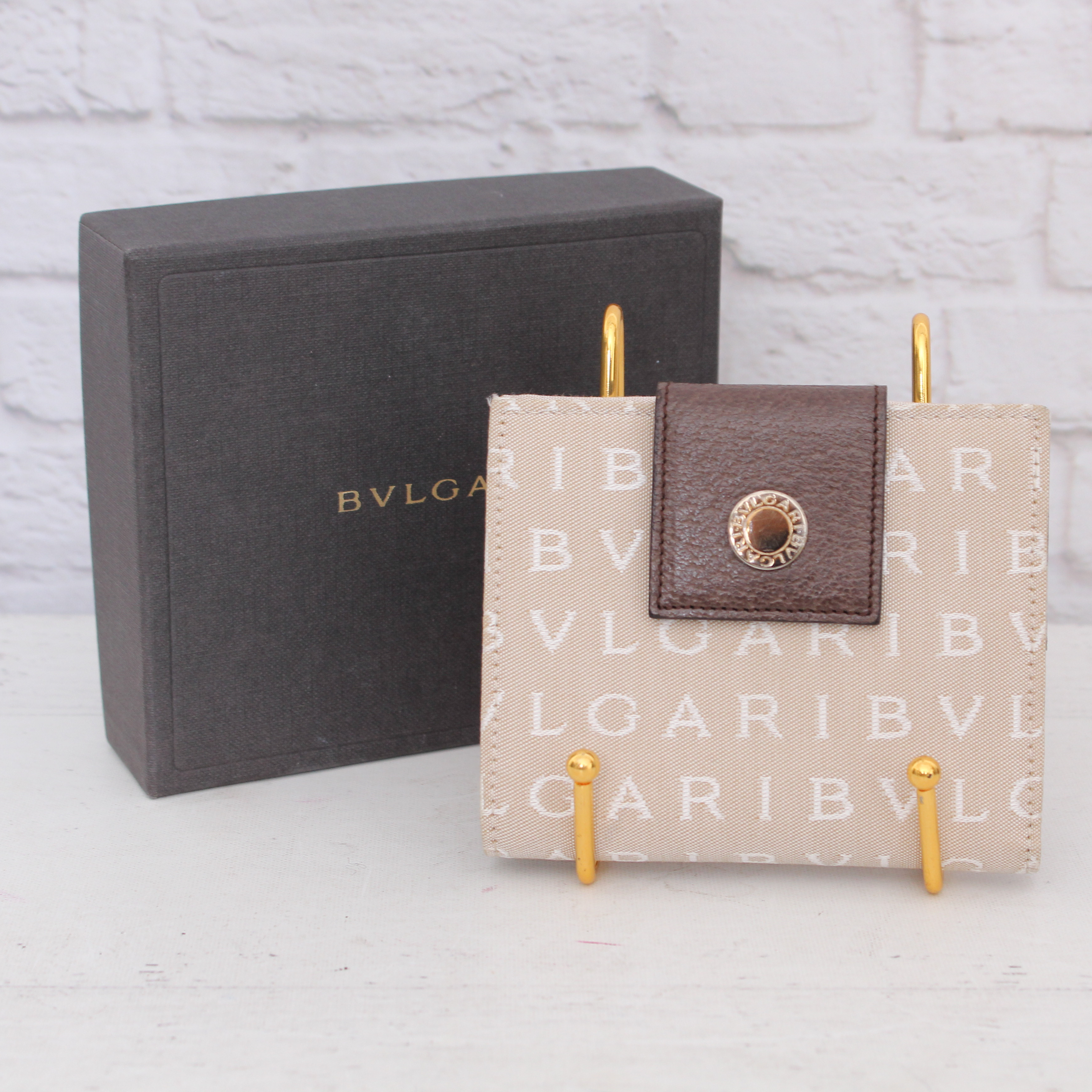 Bvlgari Double Flap Compact