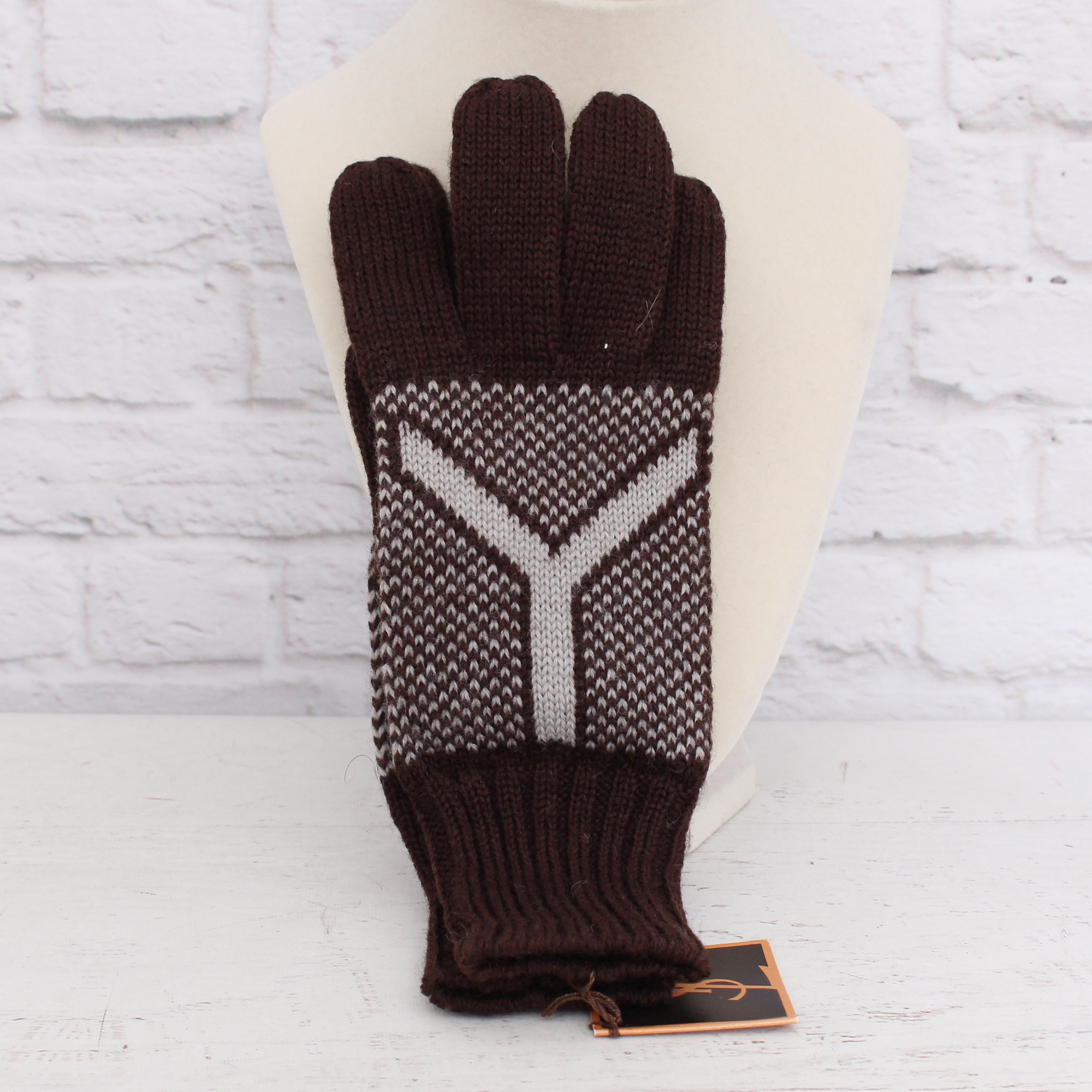 Saint Laurent Y-Logo Knit