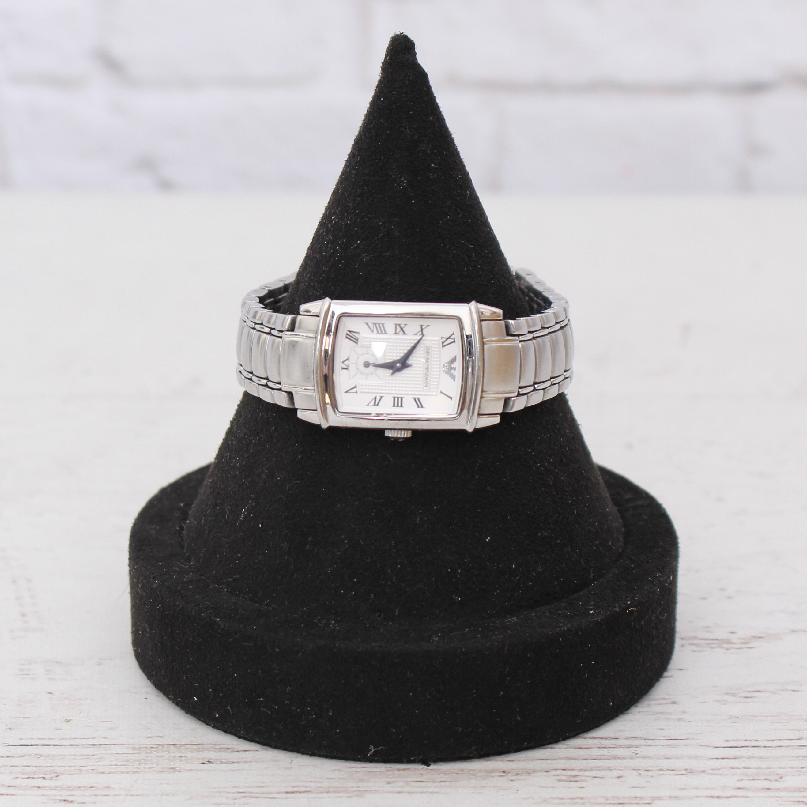 Armani Square Roman Dial
