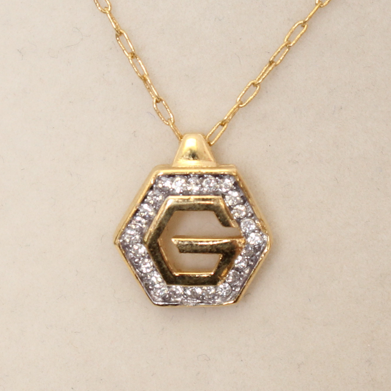 Givenchy Octagon Rhinestone G