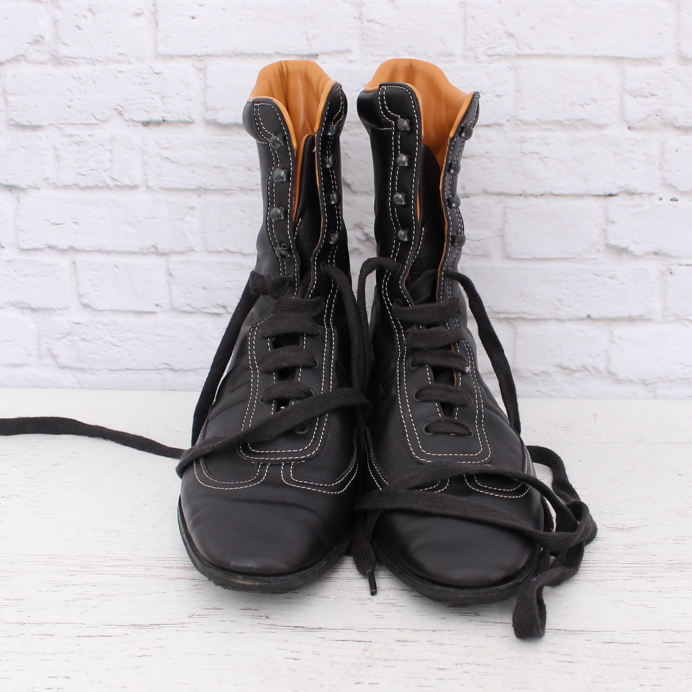 Hermes Lace-Up Boots