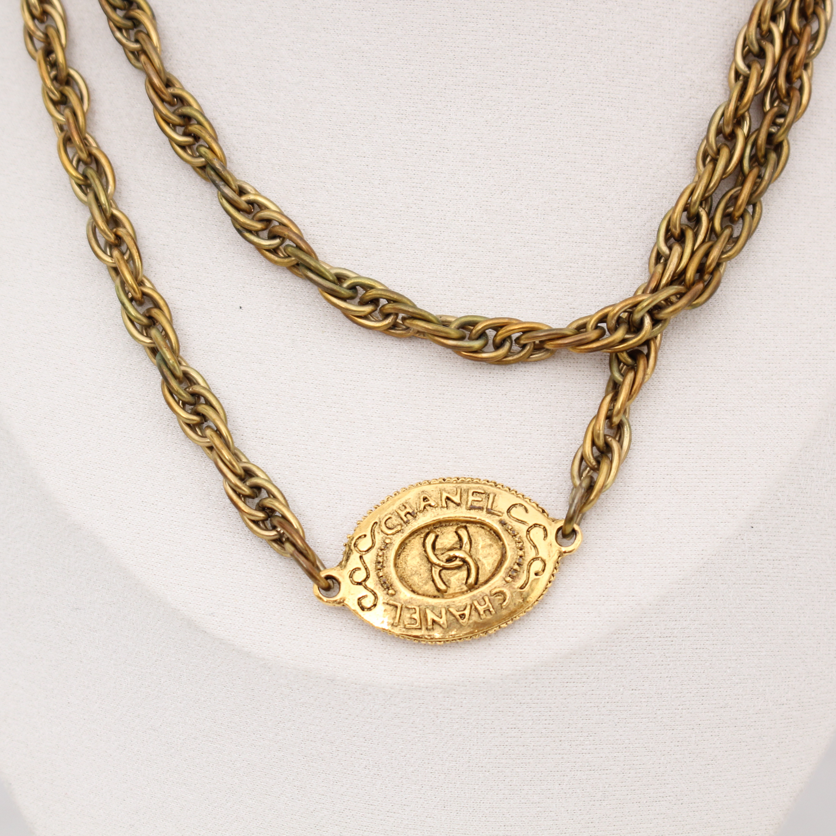 Chanel Engraved CC Medallion