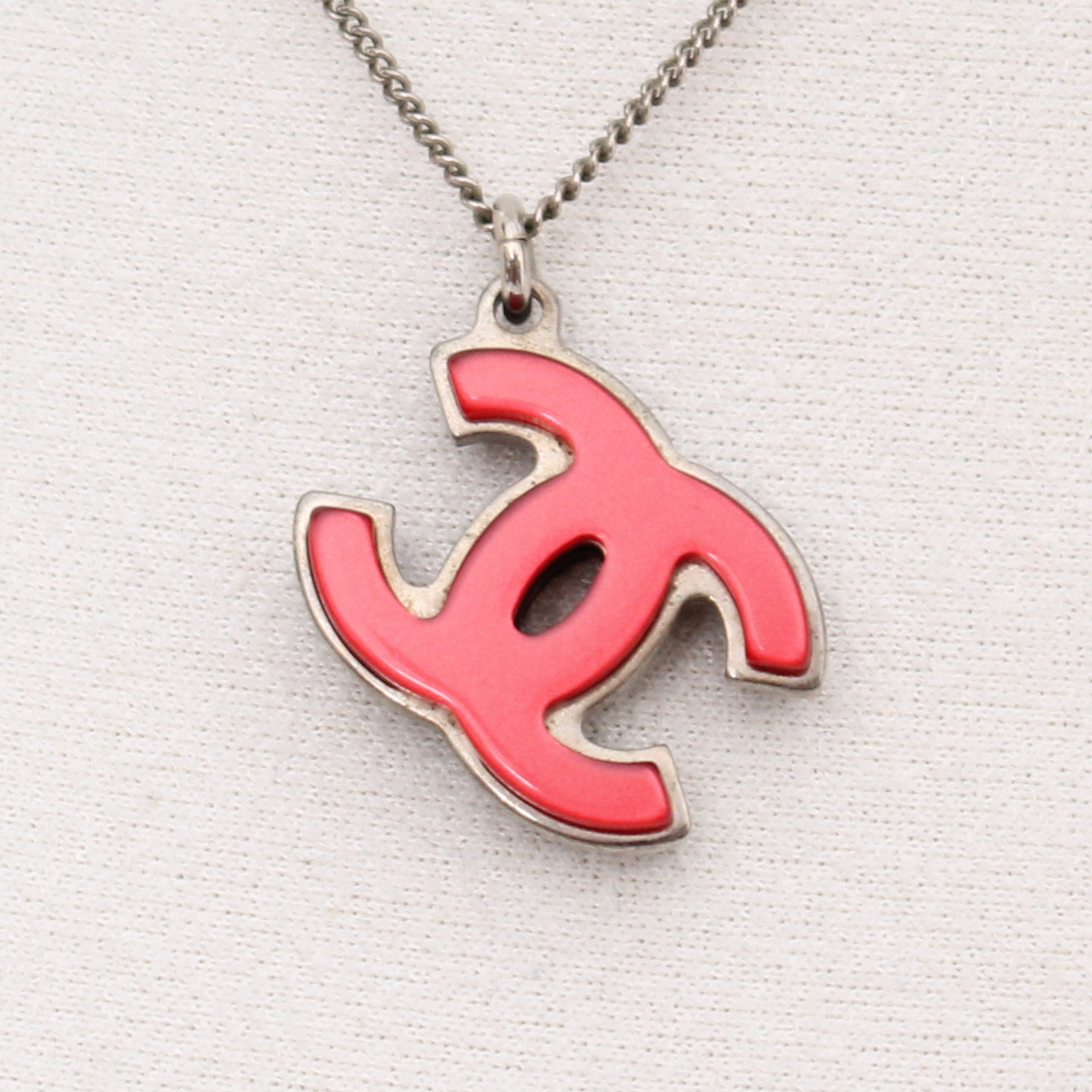 Chanel CC Enamel Pendant