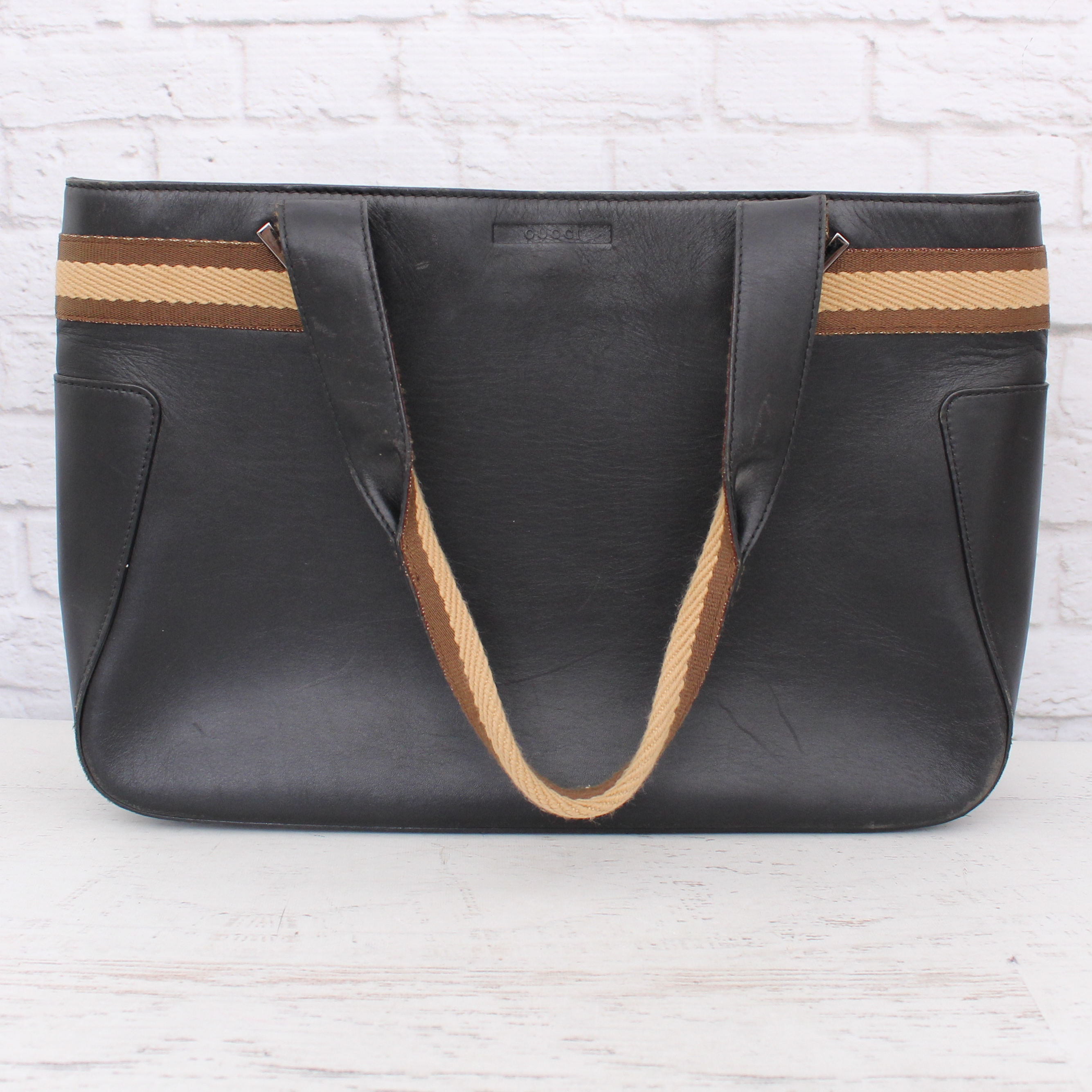 Gucci Web Top Handle