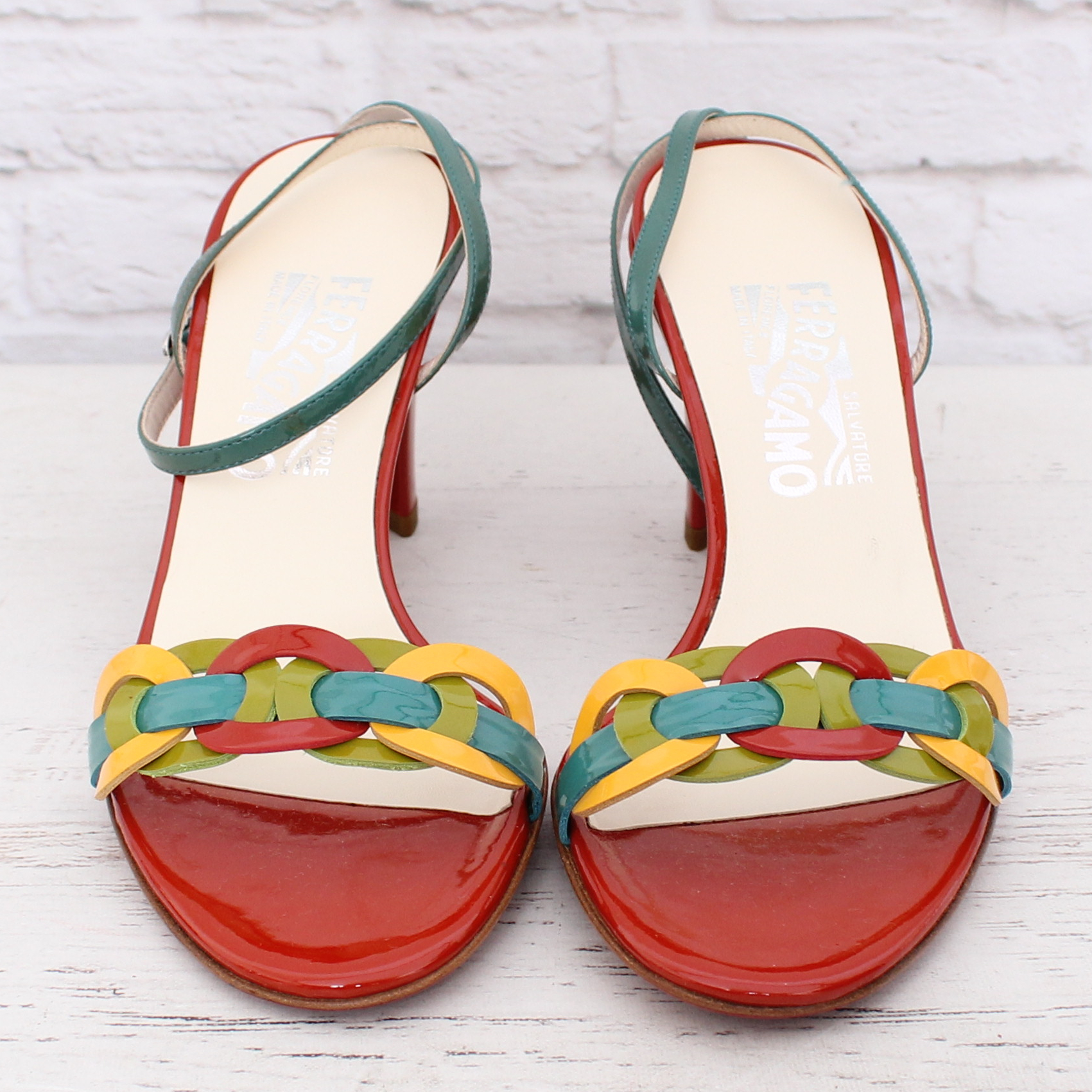 Ferragamo Anelli Multi-Strap Sandals