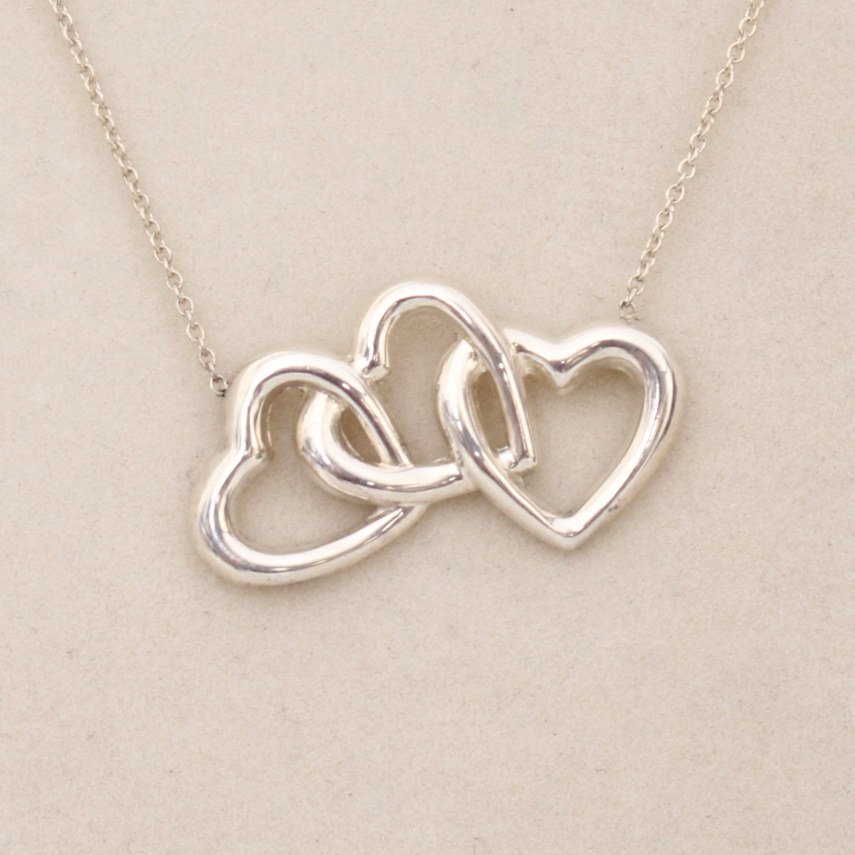 Tiffany & Co Triple Heart Pendant