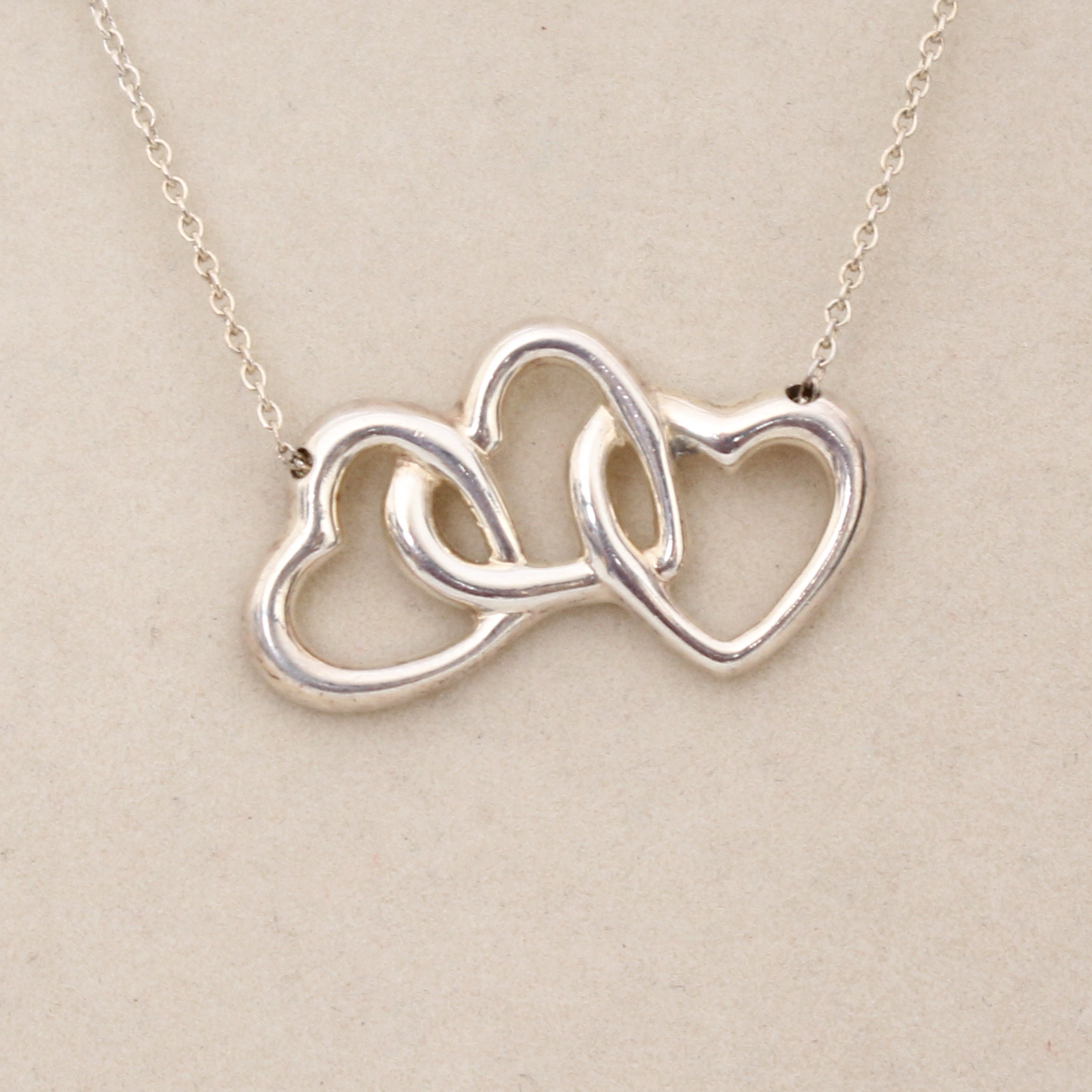 Tiffany & Co Triple Heart Pendant