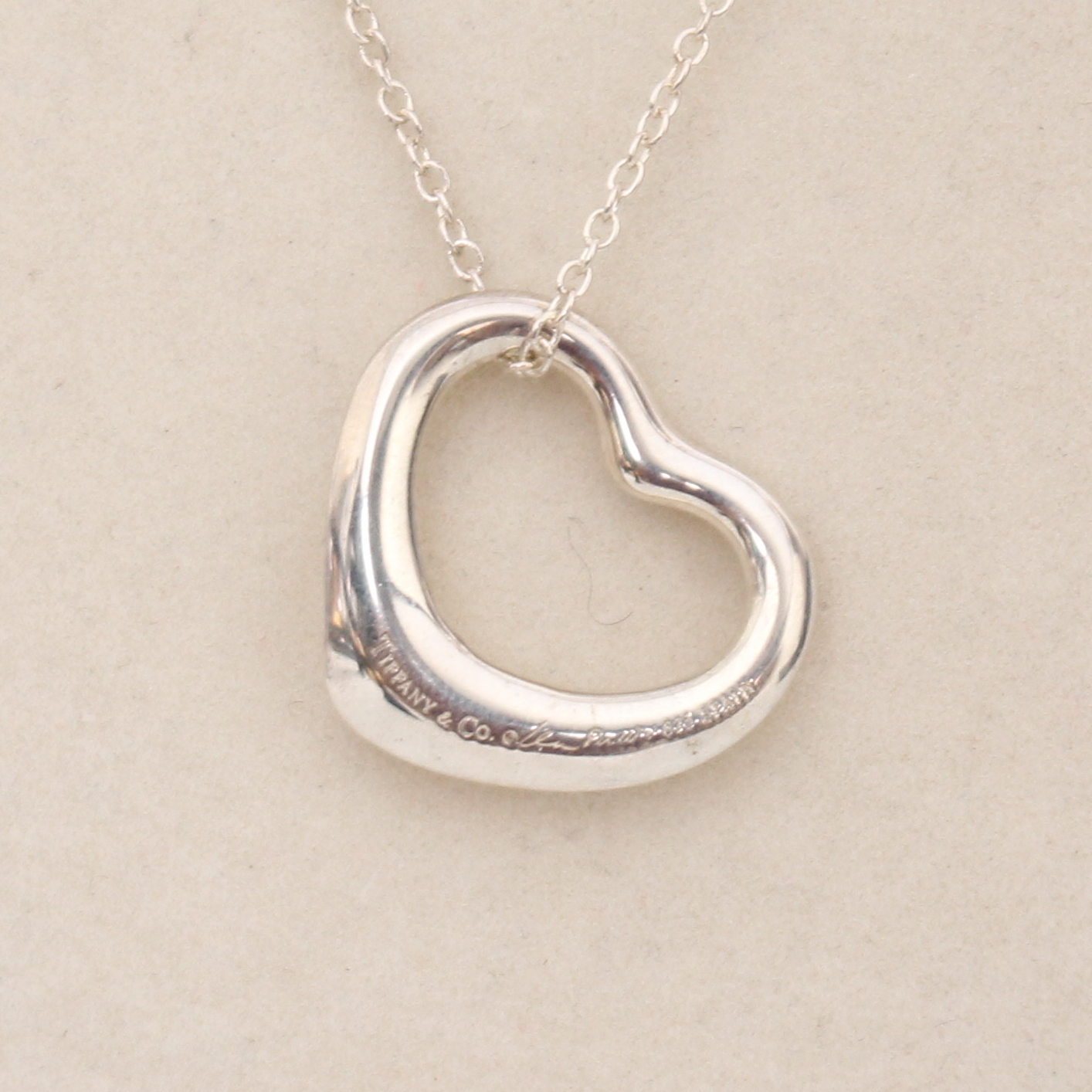 Tiffany & Co Open Heart Pendant