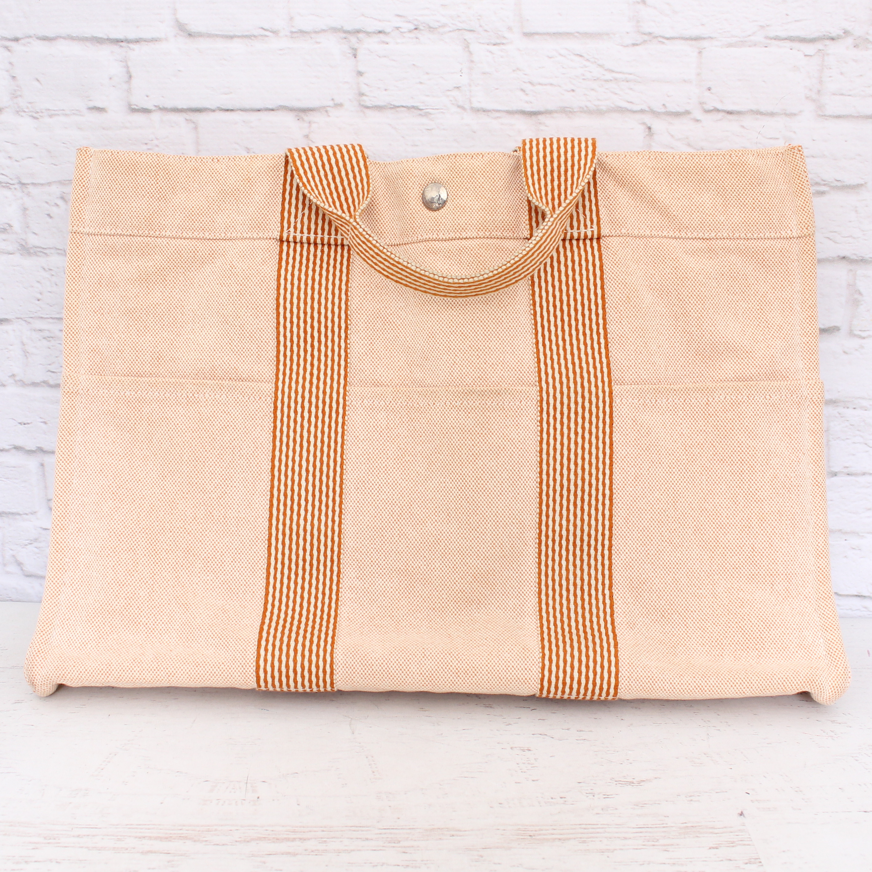Hermes Fourre-Tout Canvas Tote