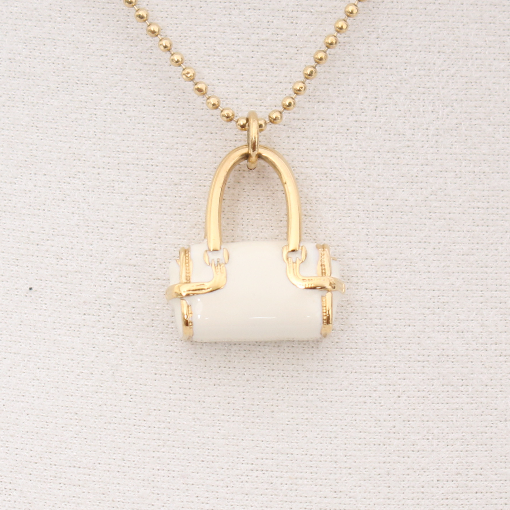 Ferragamo Mini Purse with Logo Pendant