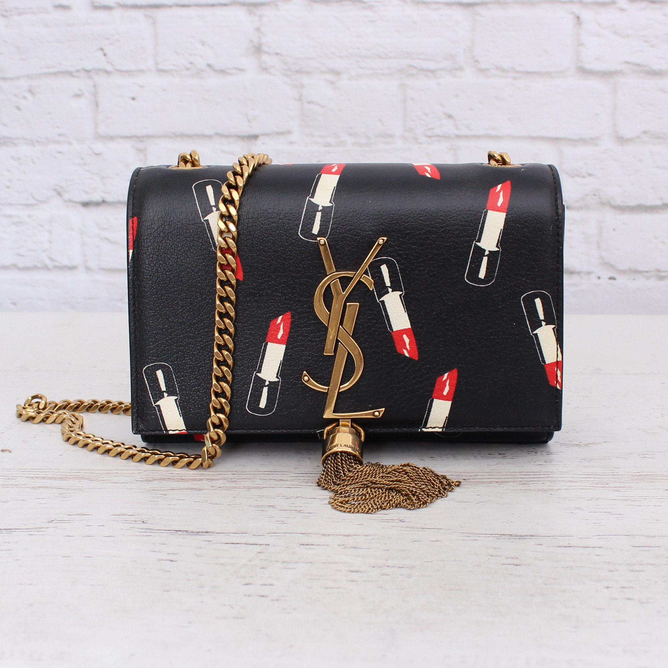 Saint Laurent Lipstick Tassel Flap
