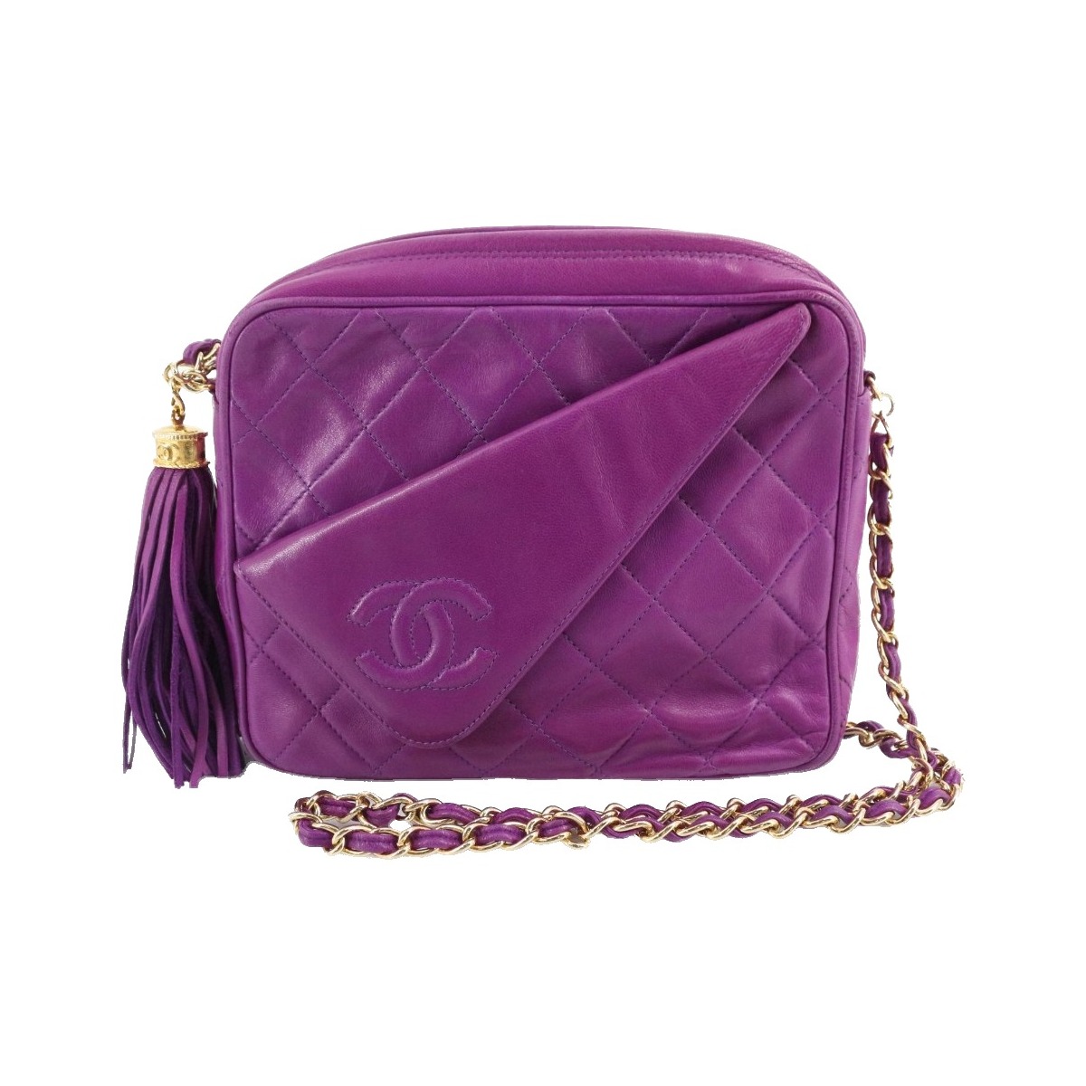 Chanel Quilted Fringe Camera