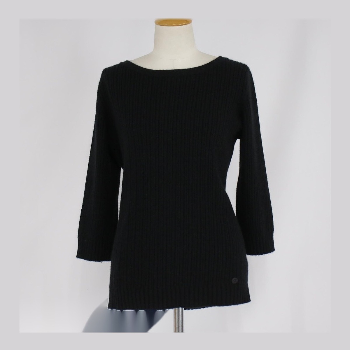 Chanel CC Button Knit Sweater