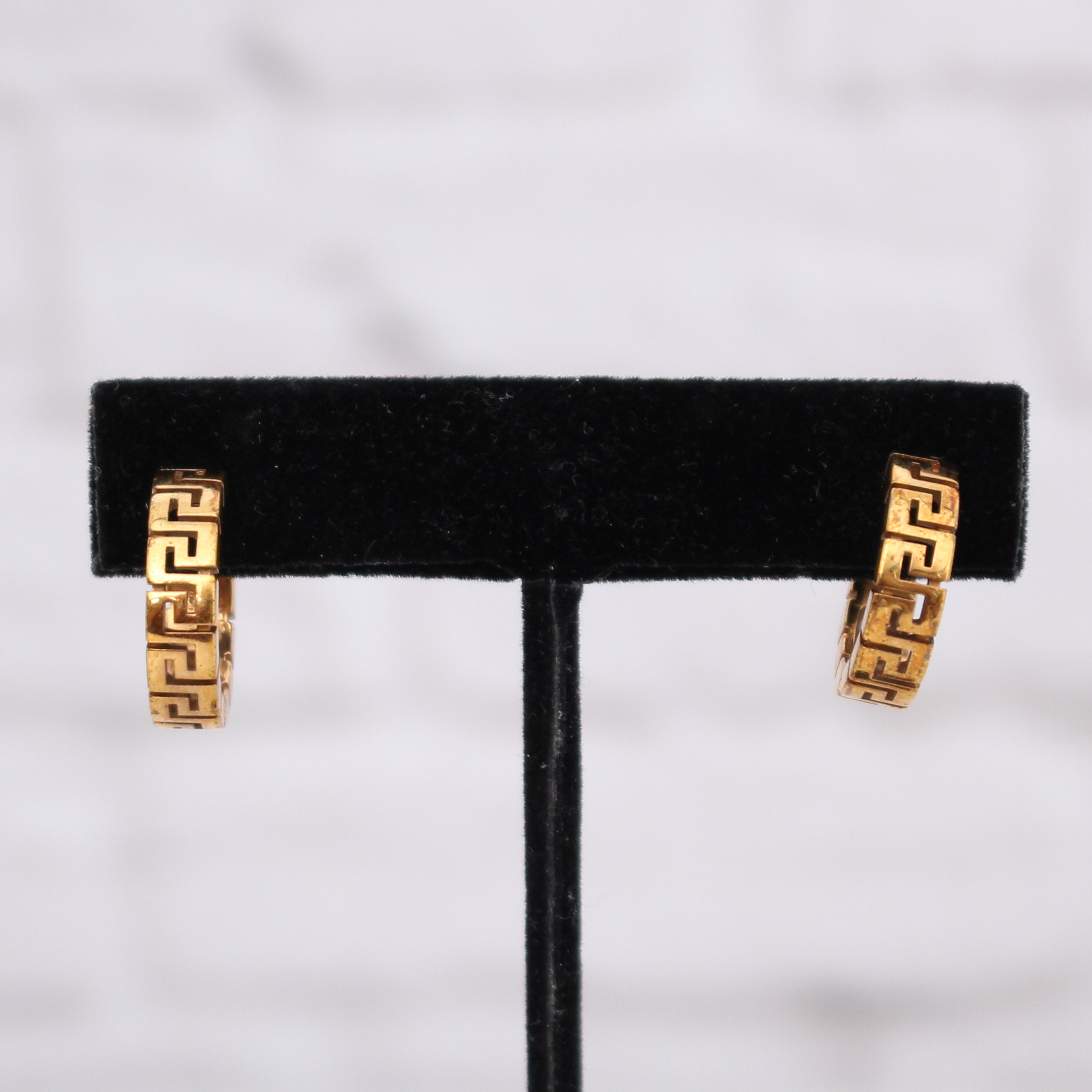 Versace Greek Key Hoop