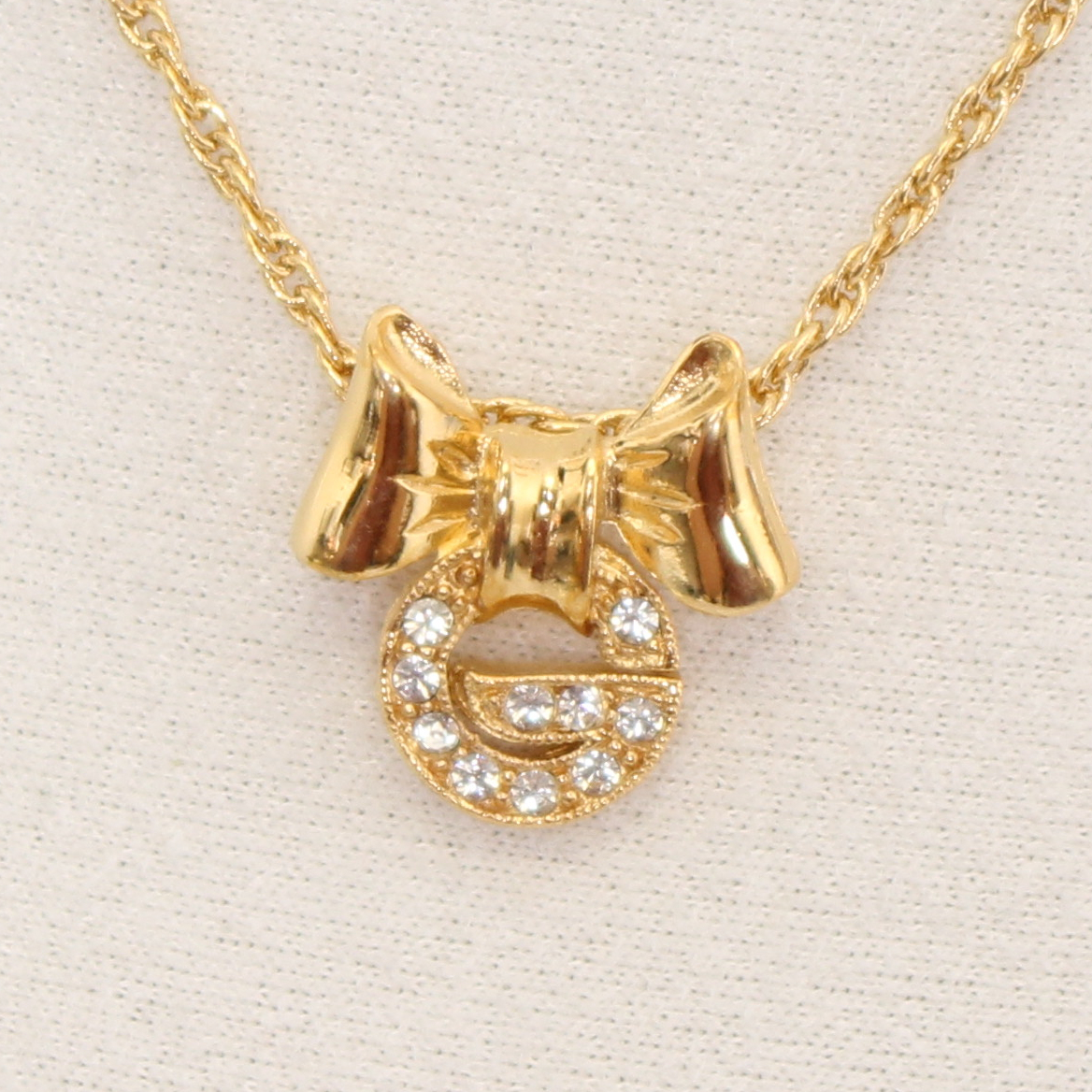 Givenchy G Logo Ribbon Pendant