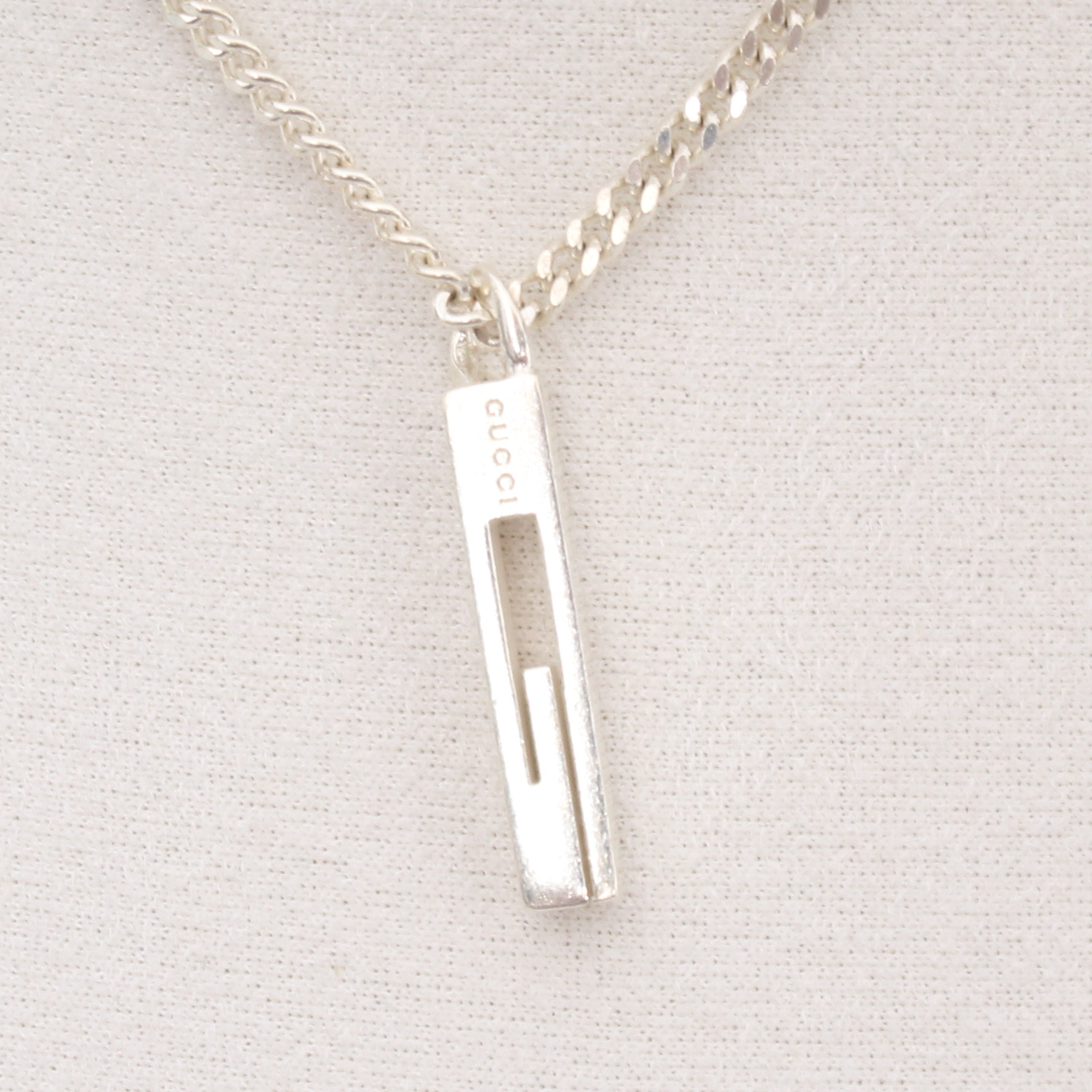Gucci Bar Logo Pendant