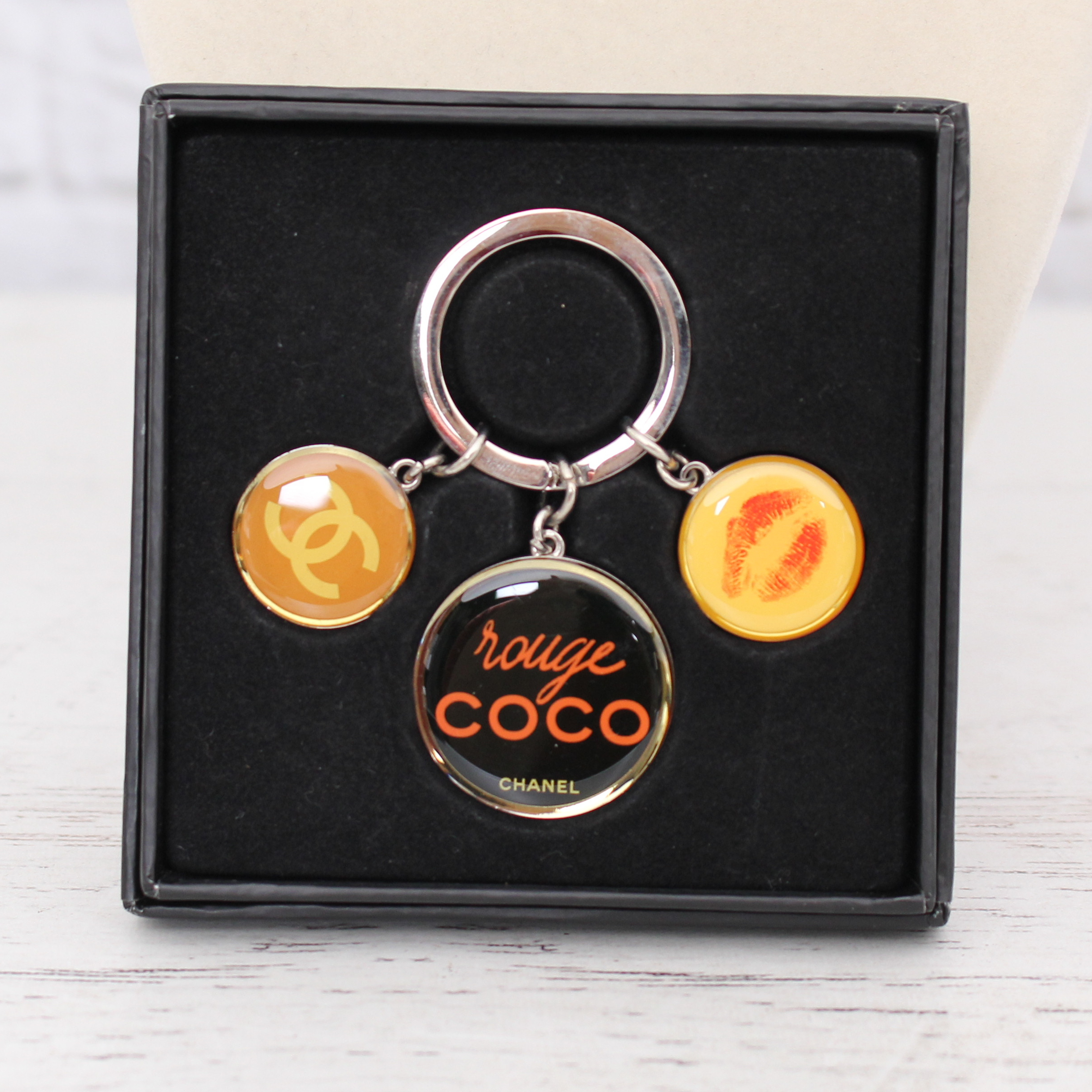 Chanel Rouge Coco Keychain