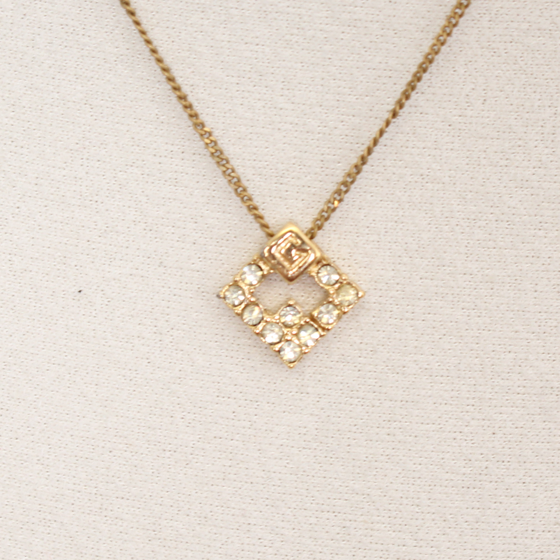 Givenchy Crystal Pave Pendant