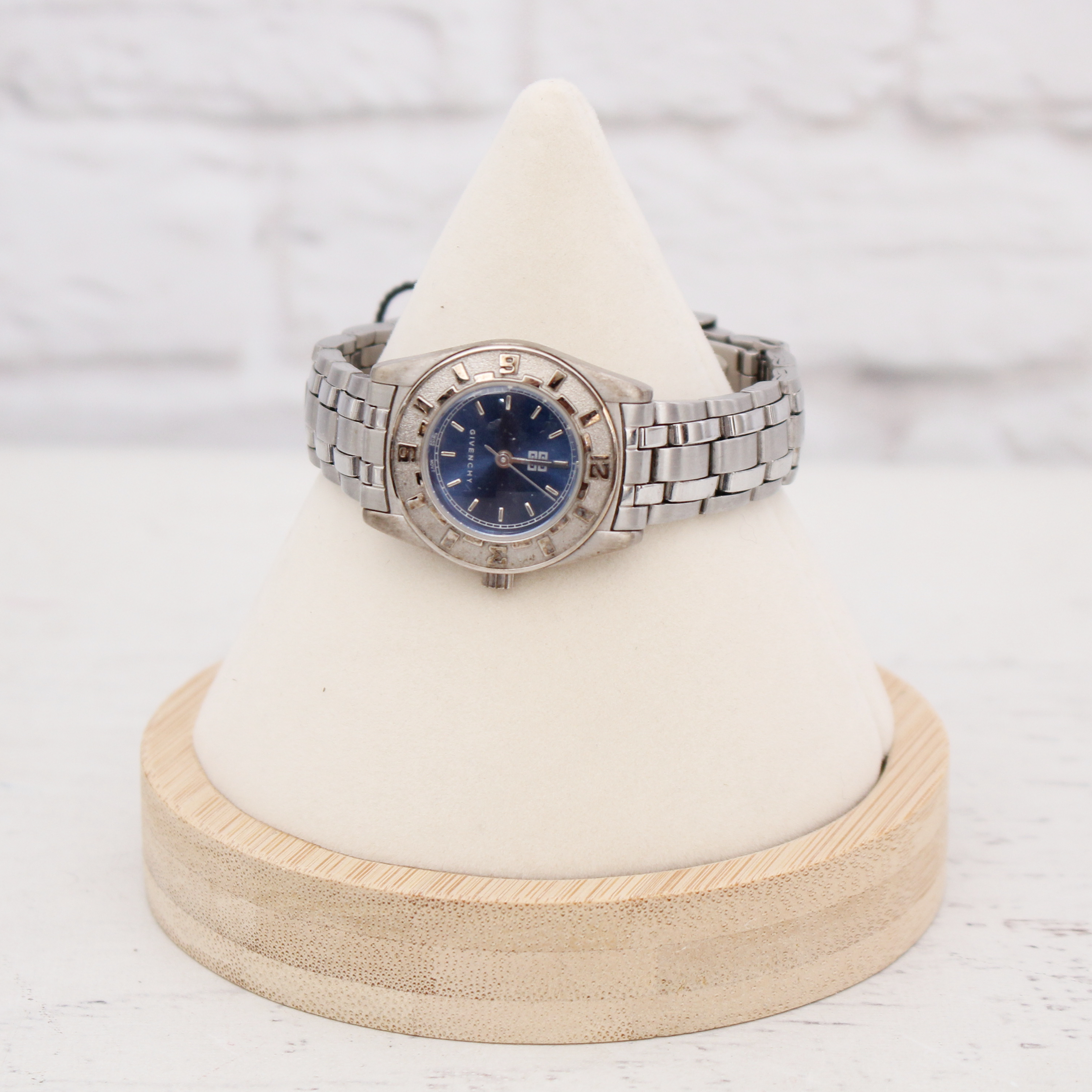 Givenchy Textured Bezel Blue Dial