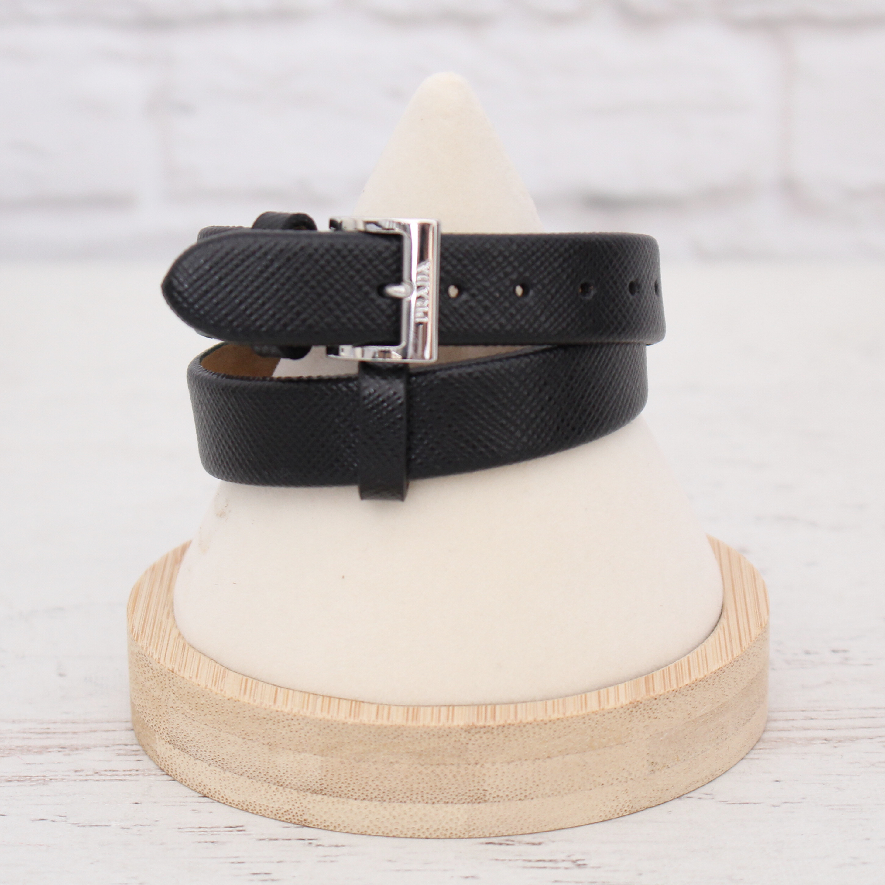 Prada Buckle Leather