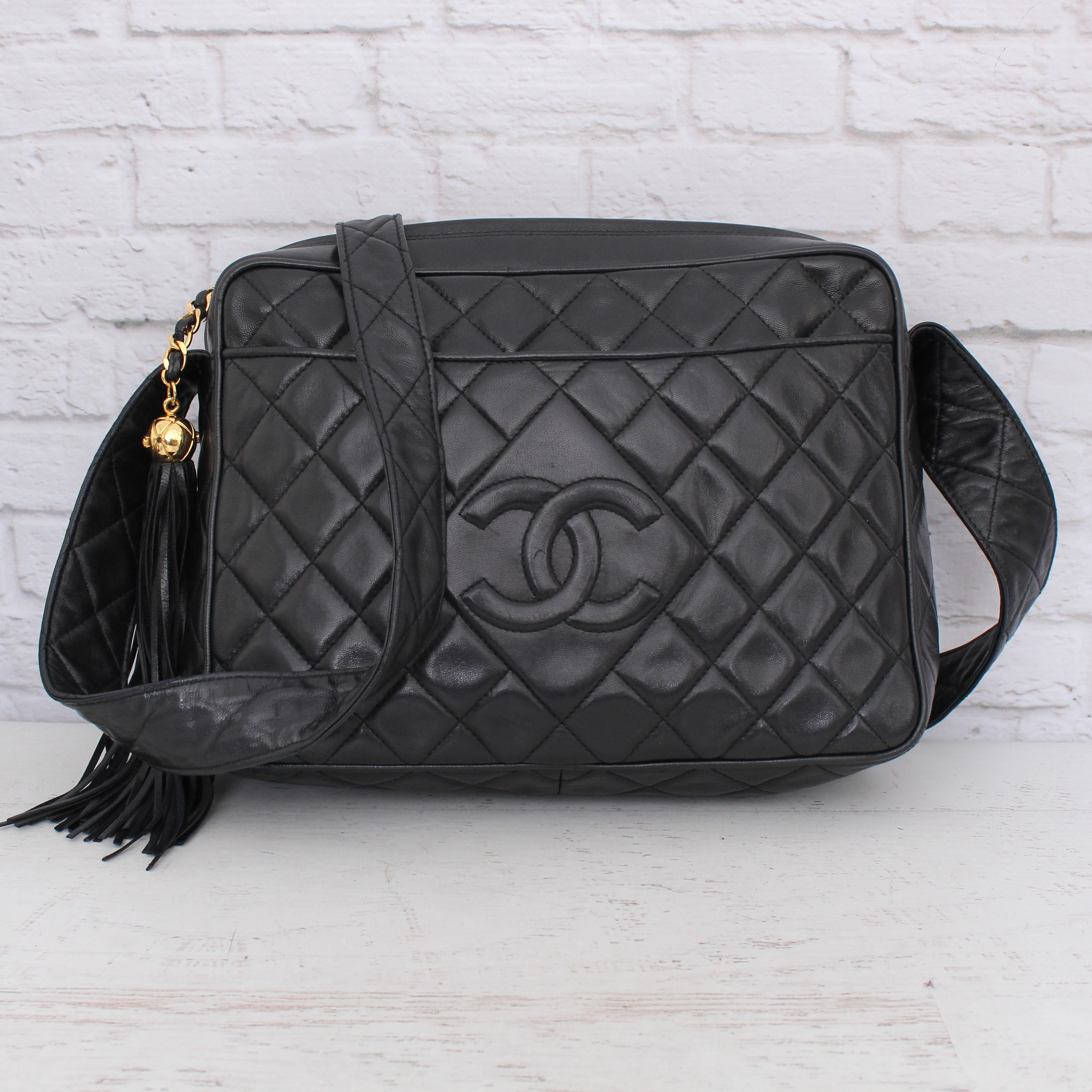 Chanel Quilted Fringe Shoulder