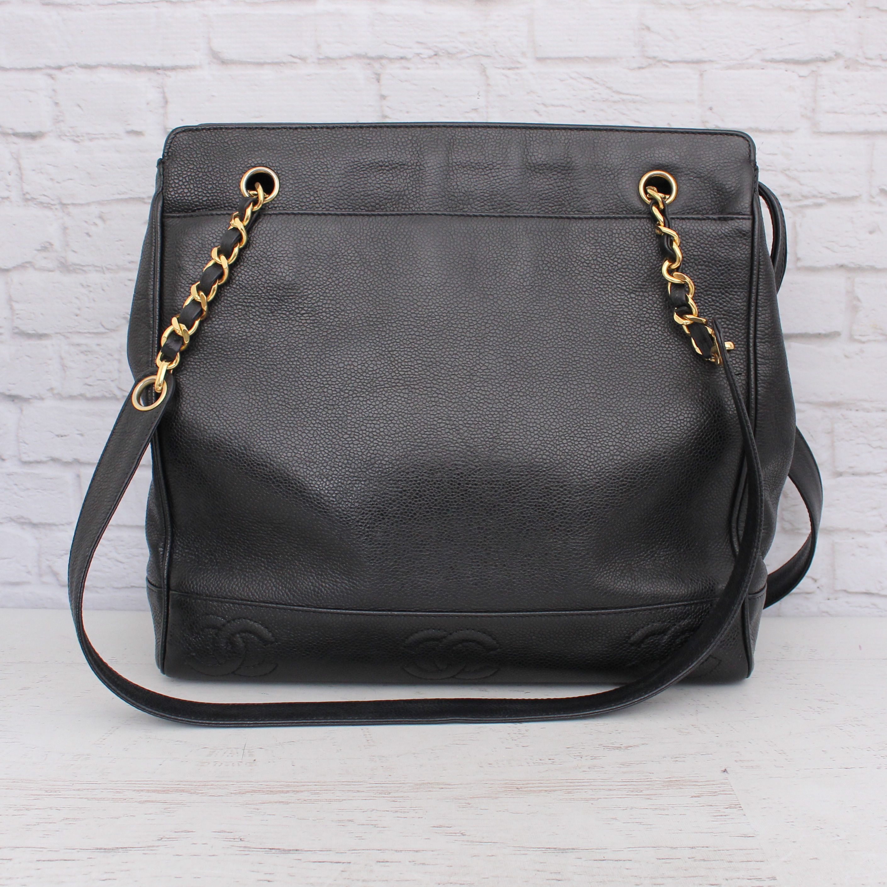 Chanel Caviar Triple Coco Shoulder