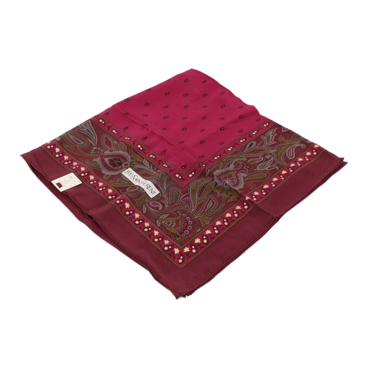 Saint Laurent Paisley Print