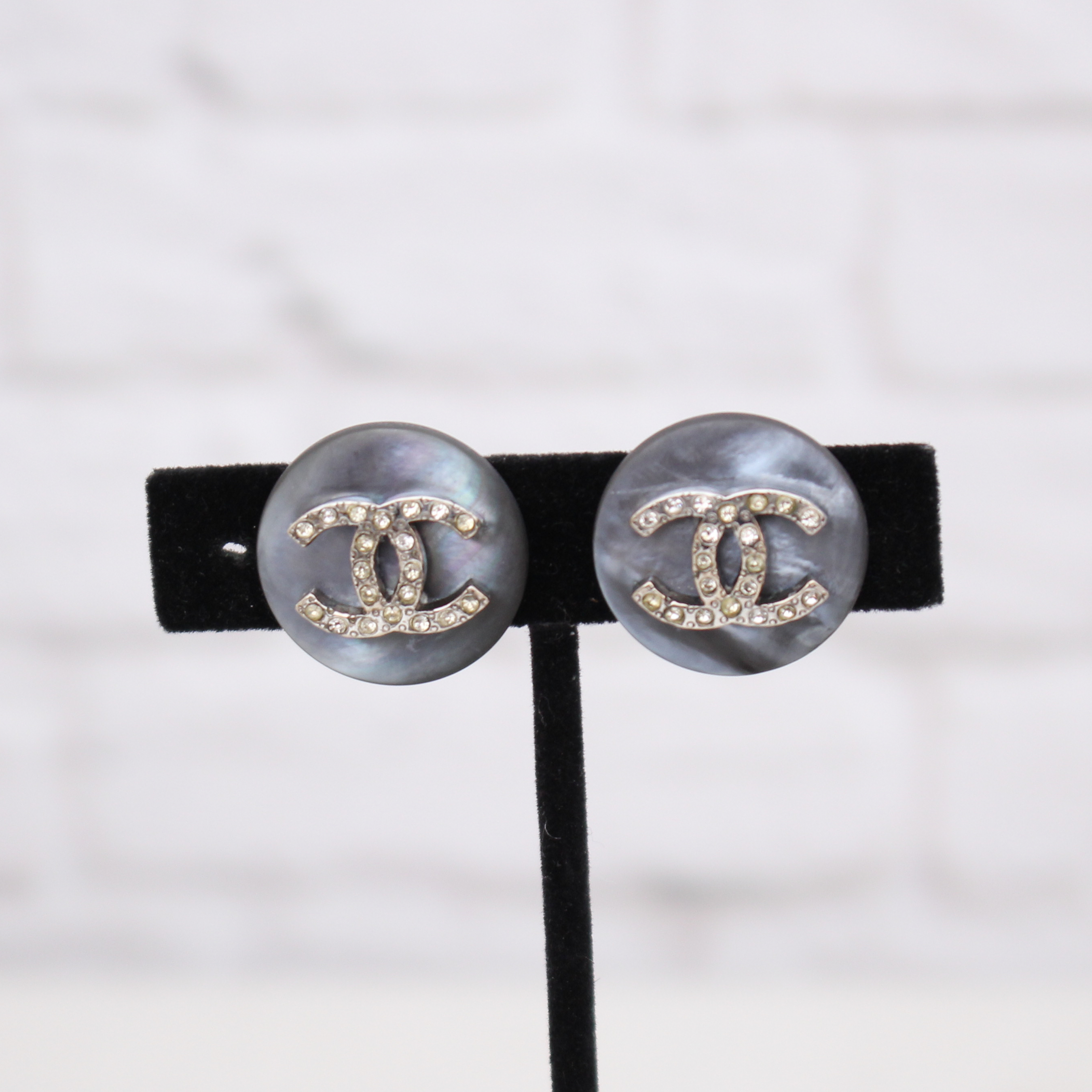 Chanel CC Rhinestone Mother-of-Pearl