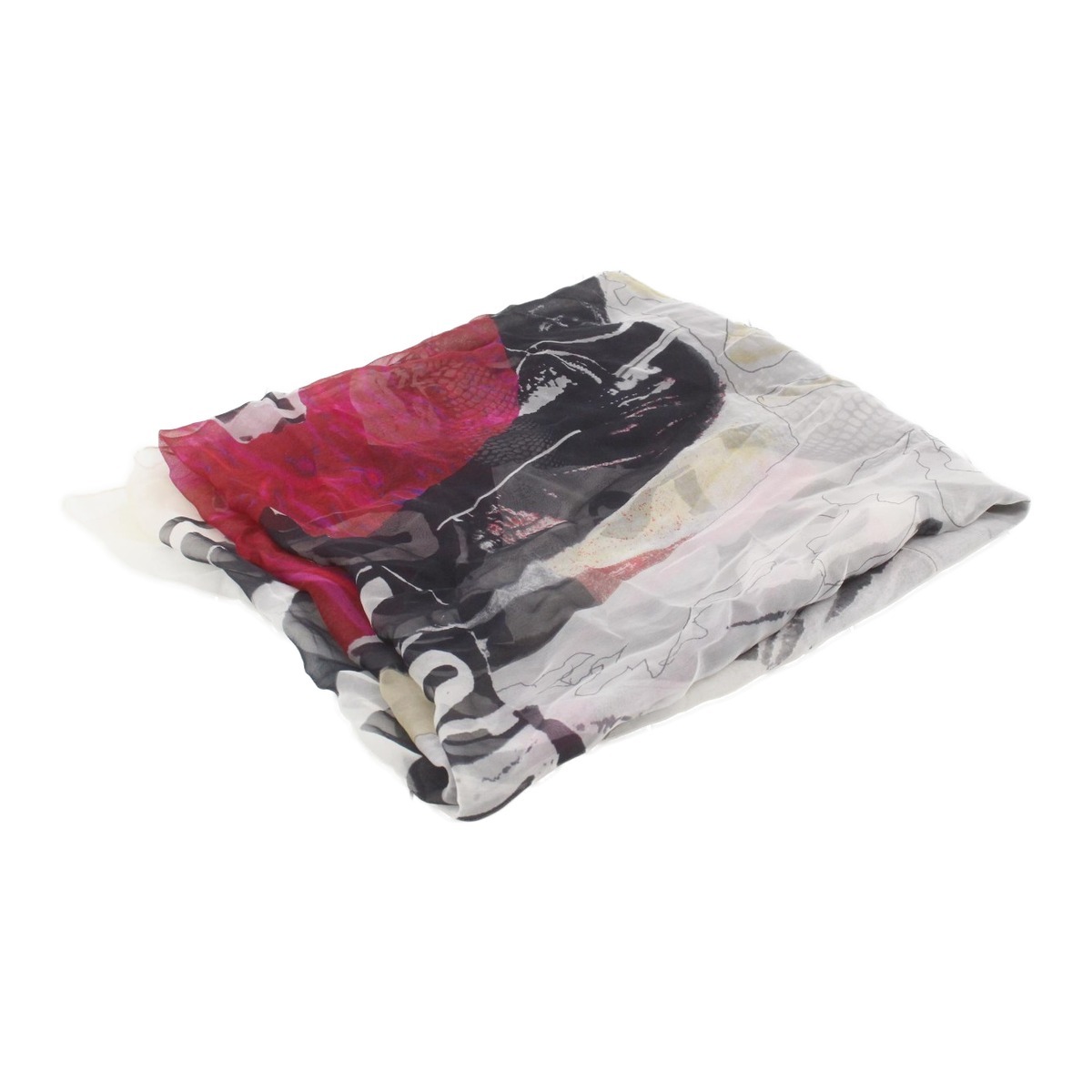 Dior Abstract Print Chiffon