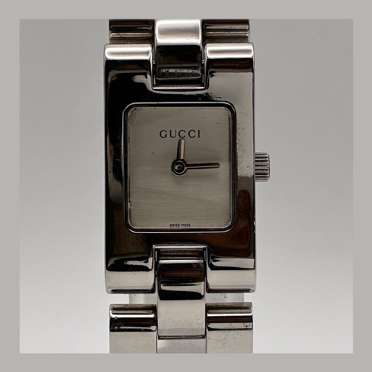 Gucci Square Silver Dial