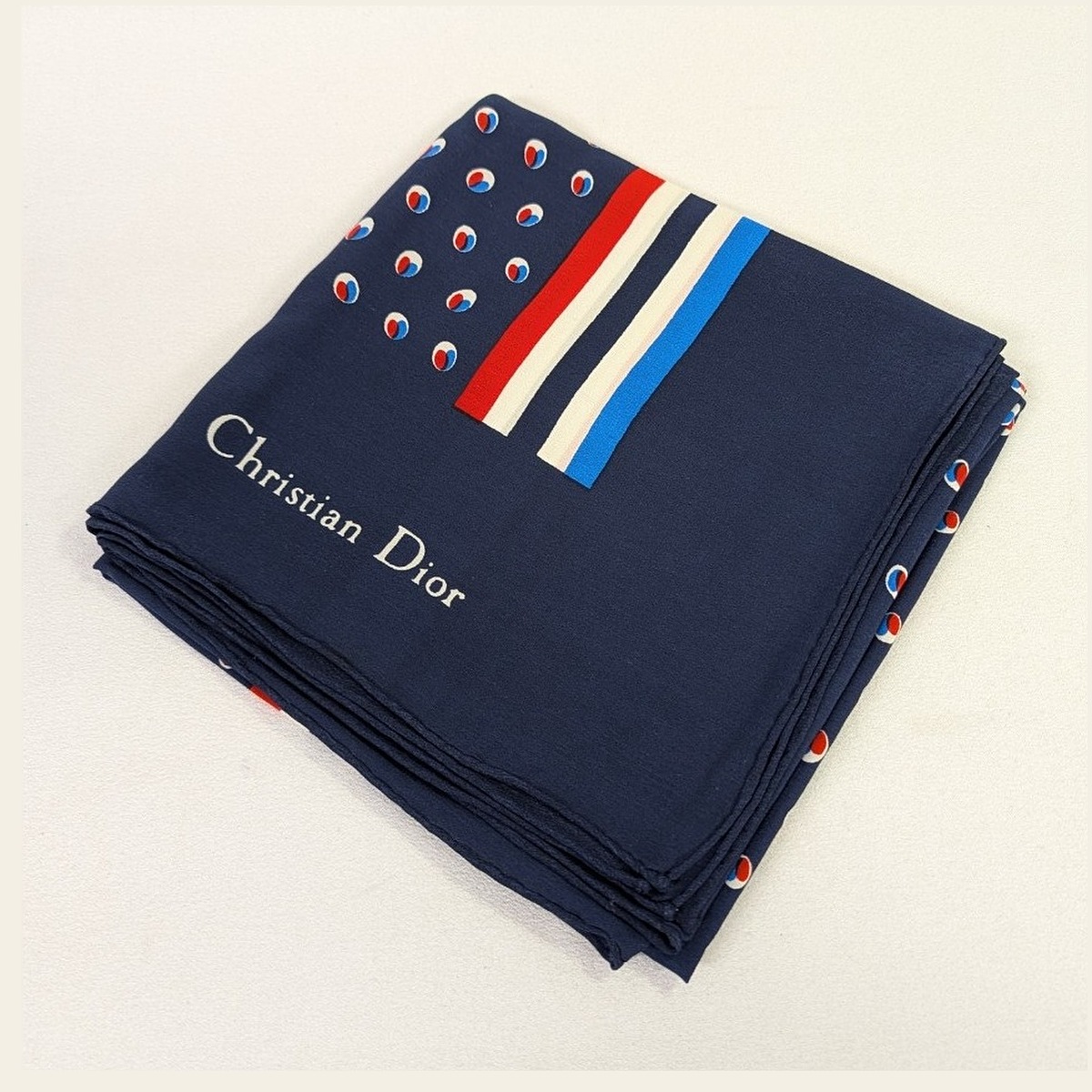 Dior Racing Stripe Dot Print