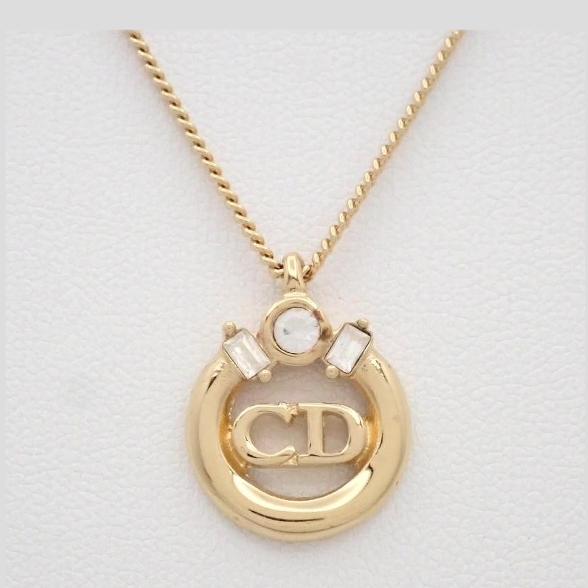 Dior CD Crystal Pendant