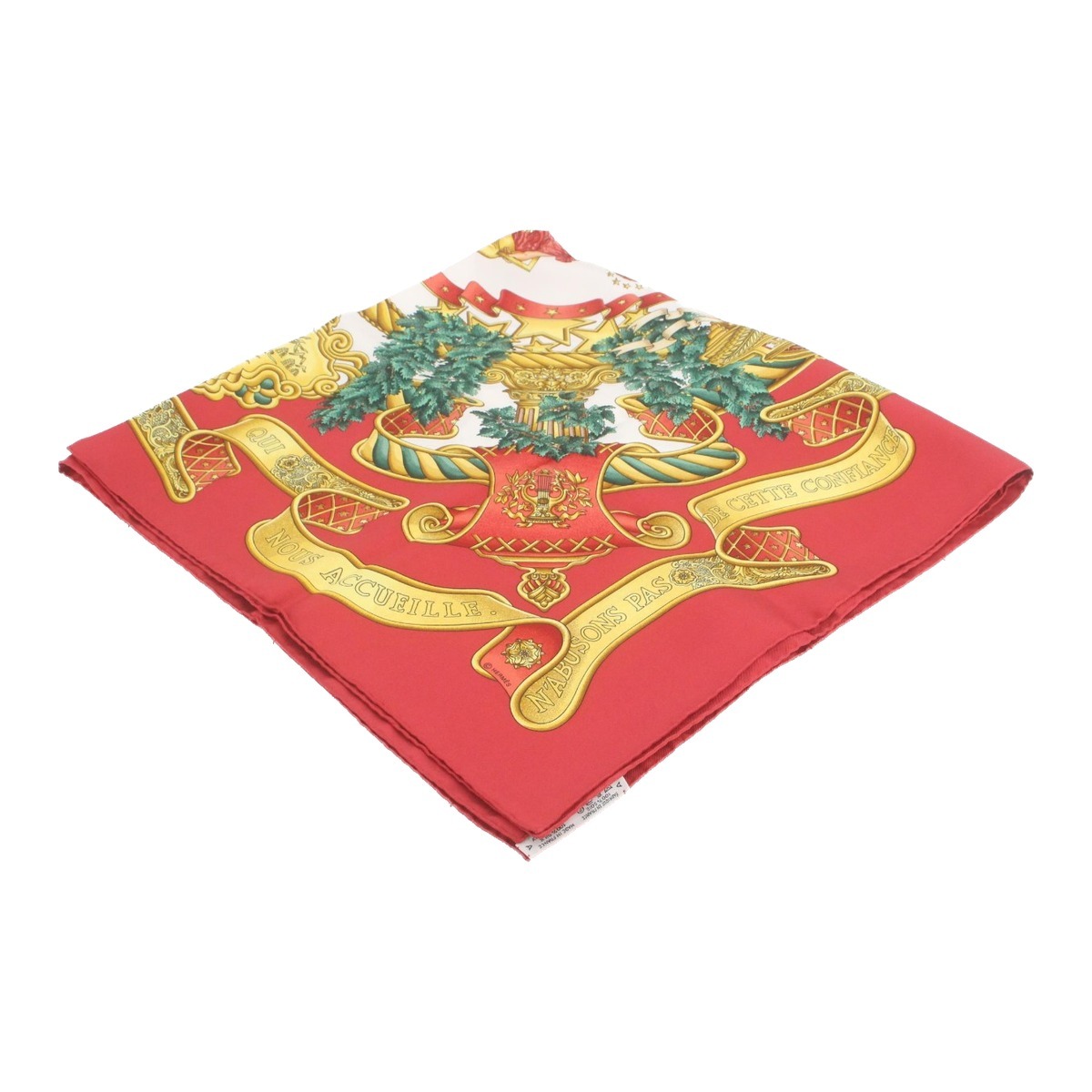 Hermes Heraldic Crest & Pine Print