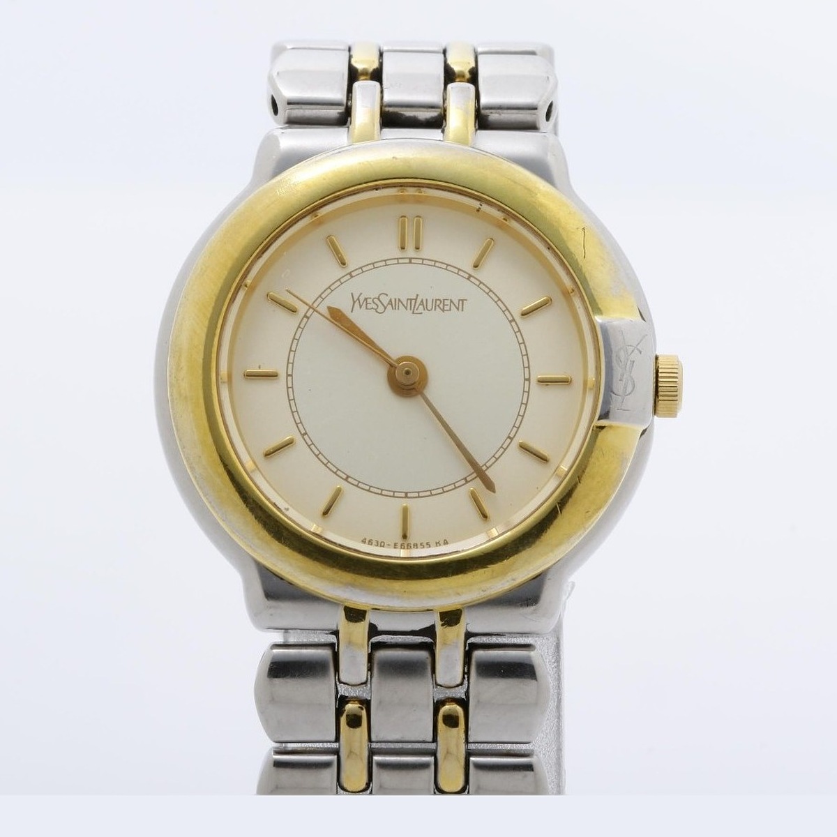 Saint Laurent Two-Tone White Dial