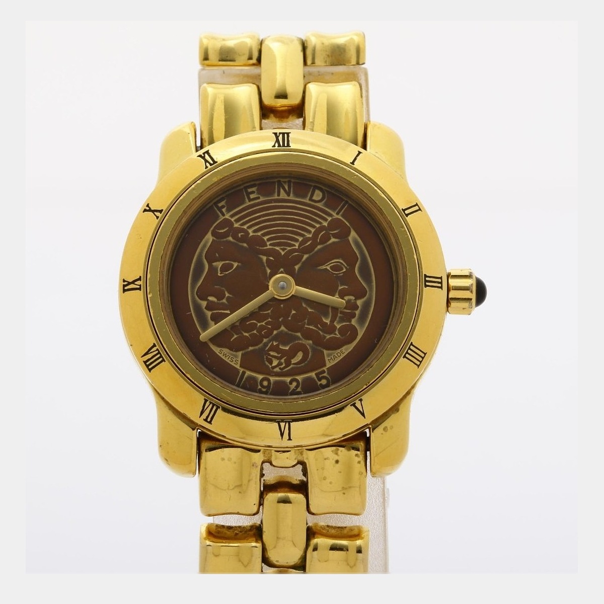 Fendi Roman Numeral Medallion Dial