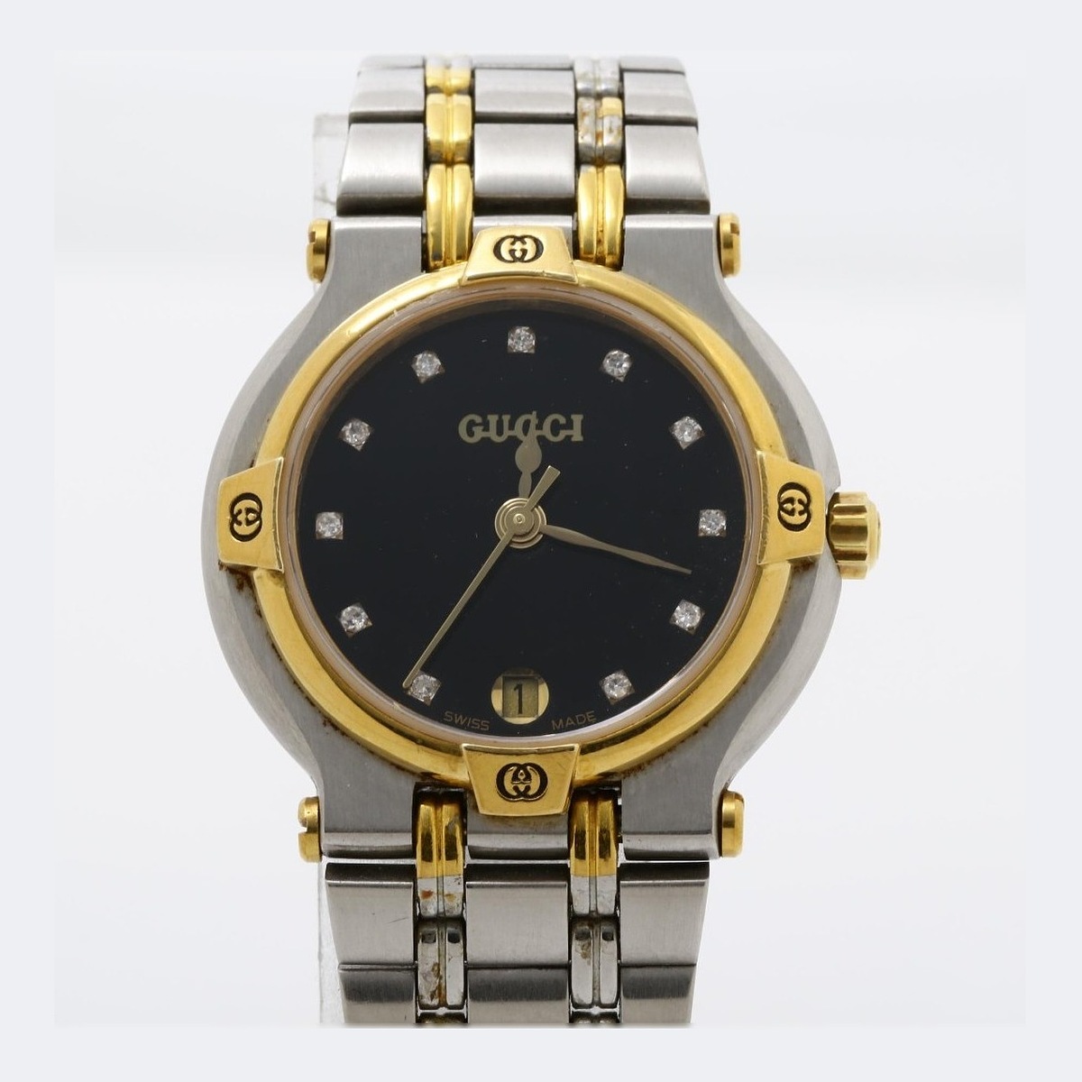 Gucci Diamond Bezel Date