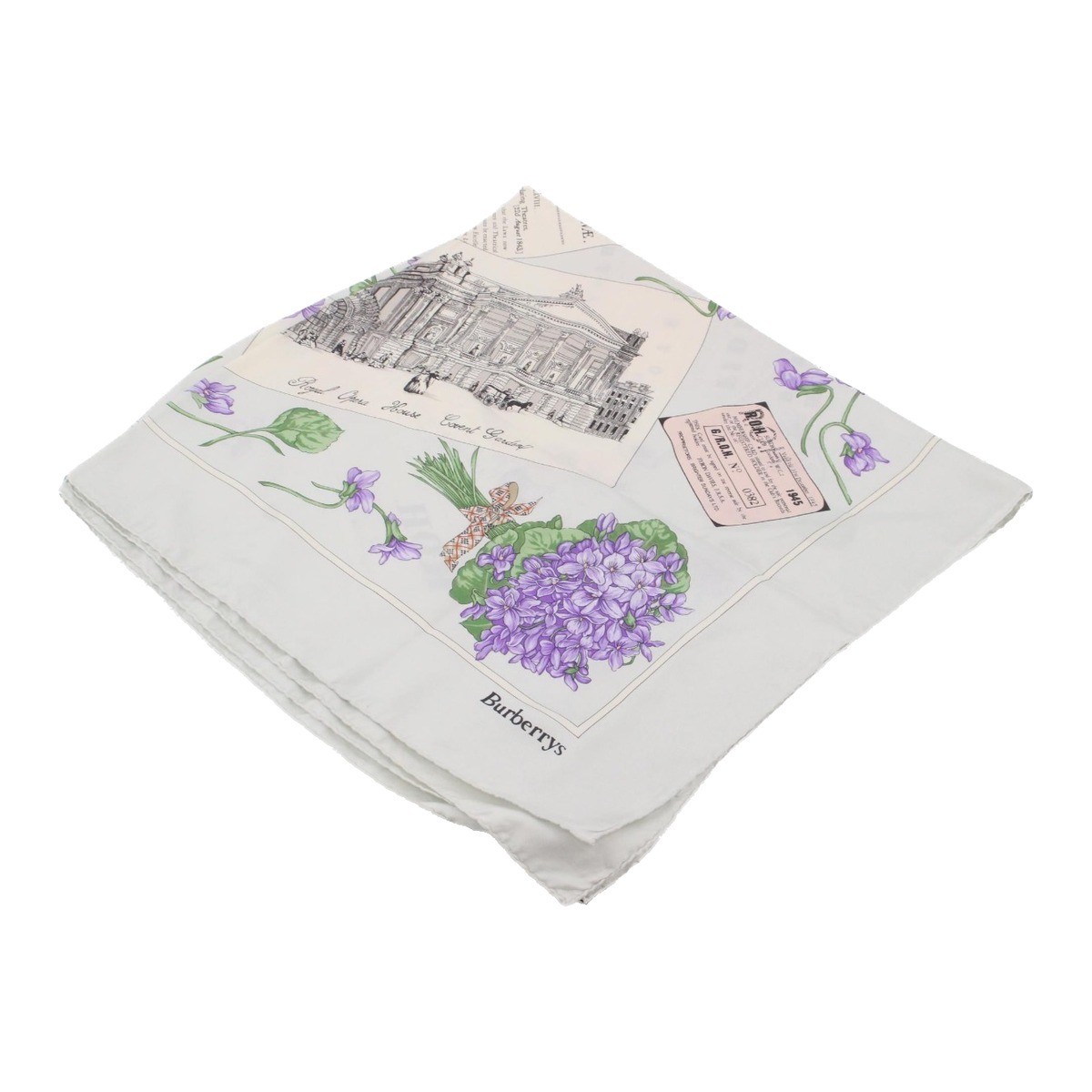 Burberry Violet Bouquet Souvenir Print