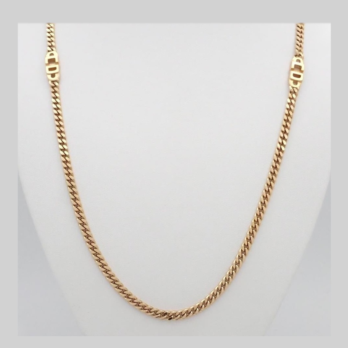 Dior CD Logo Curb Chain