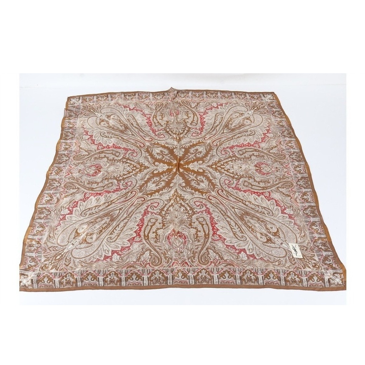 Saint Laurent Paisley Print