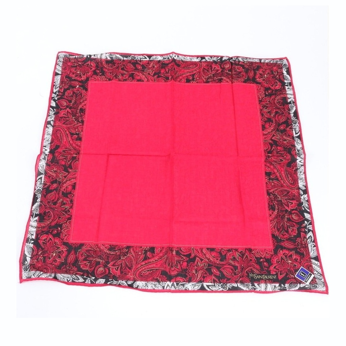 Saint Laurent Floral Border Print