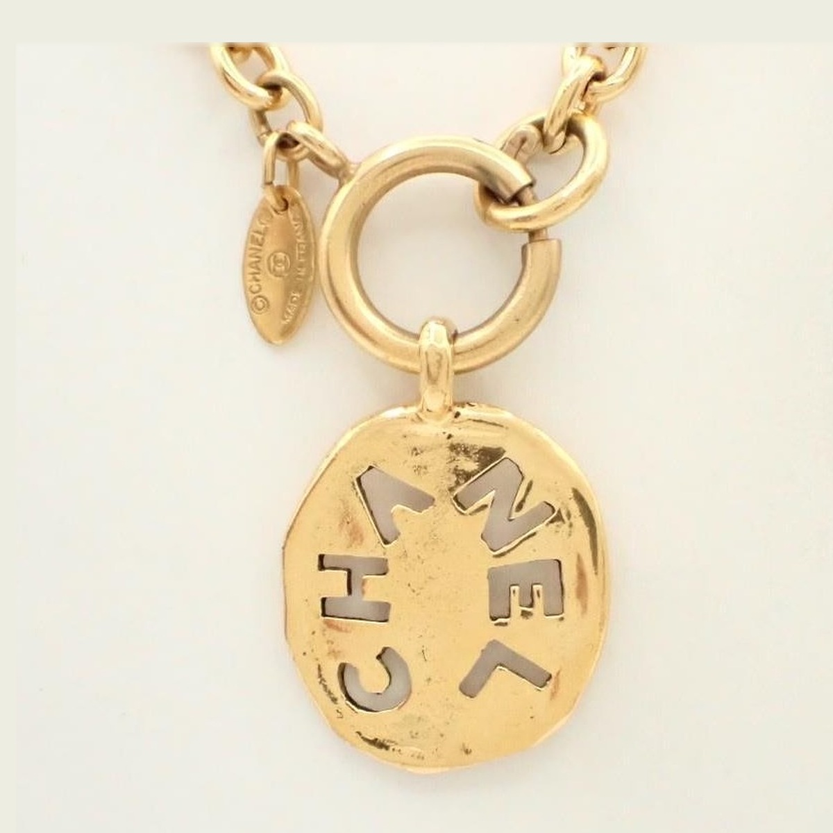 Chanel Engraved Ring Pendant
