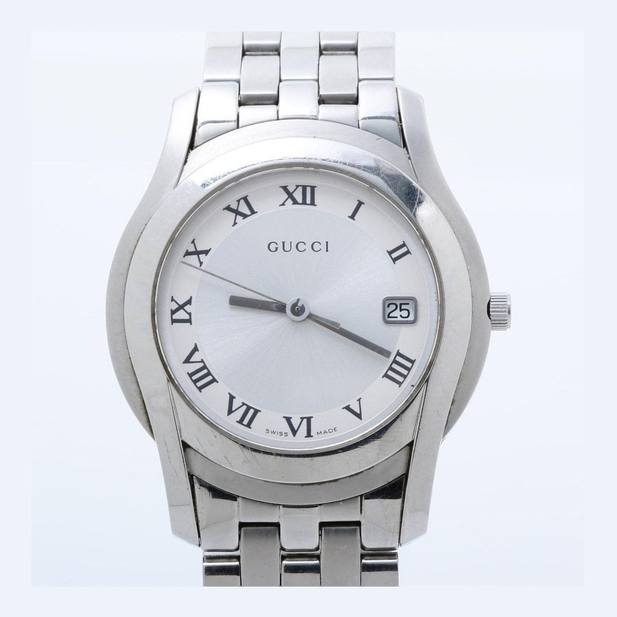 Gucci Round Silver Dial