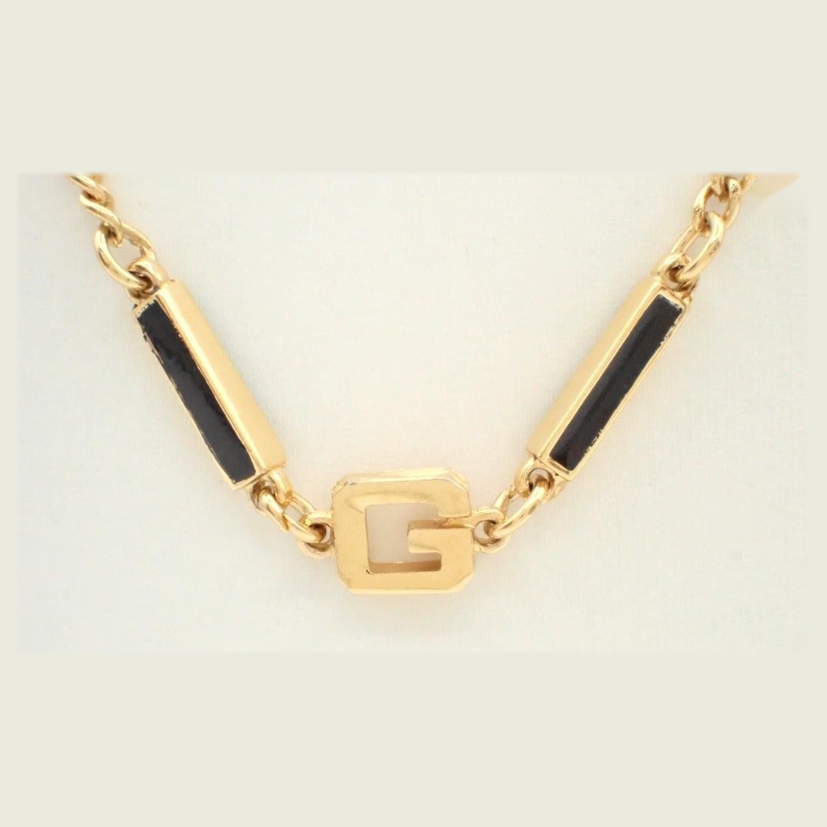 Givenchy Enamel Bar G Logo