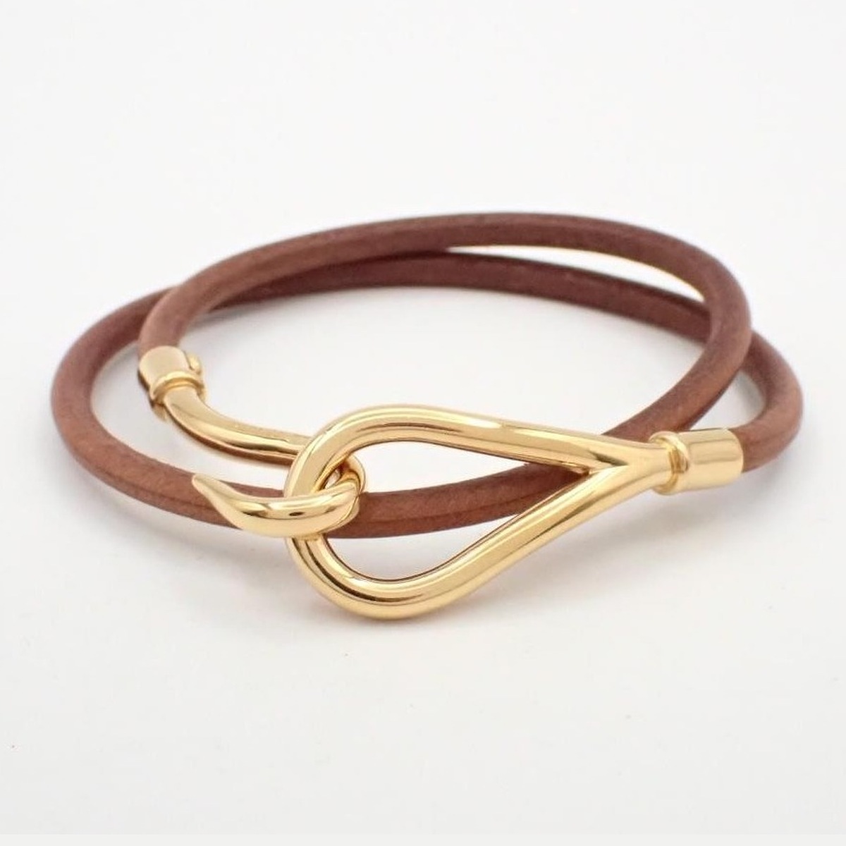 Hermes Jumbo Double Wrap Leather