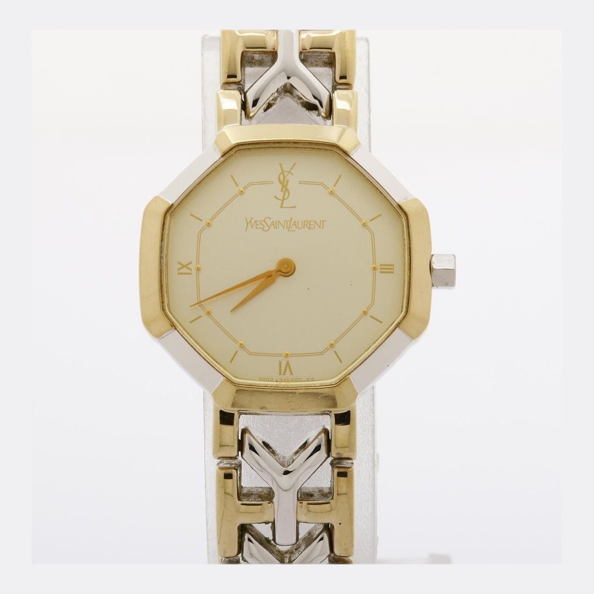 Saint Laurent Octagon Gold Dial